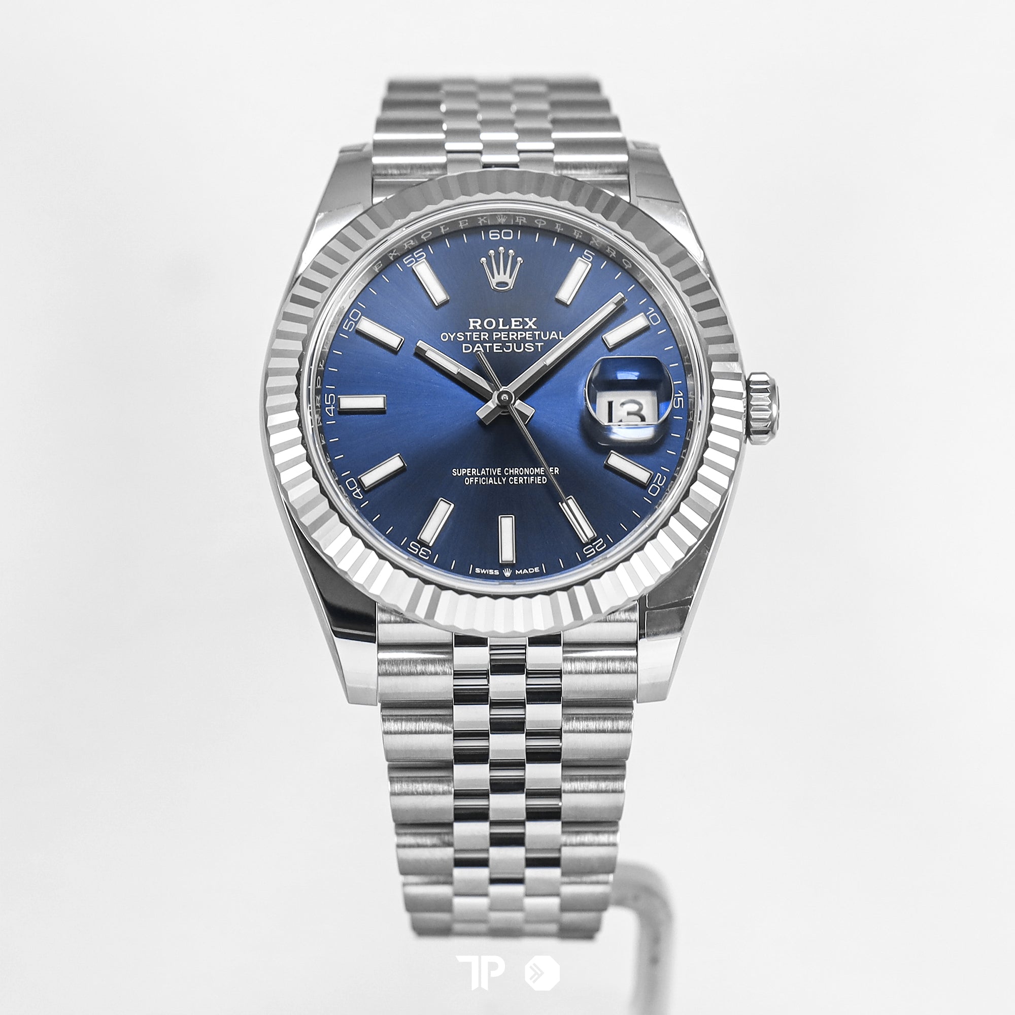 Datejust 41 Blue Dial Fluted Bezel Jubilee NEW (2026)