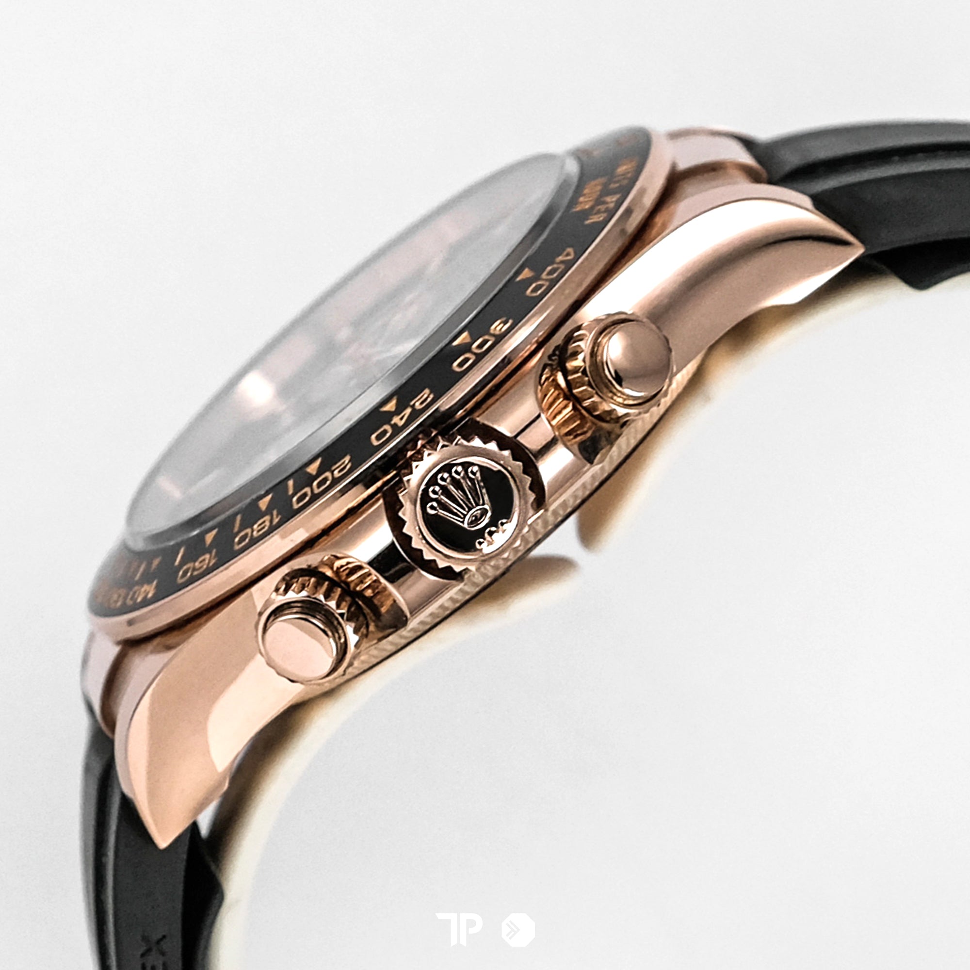Daytona Rosegold Black Dial Oysterflex 40mm (2024)