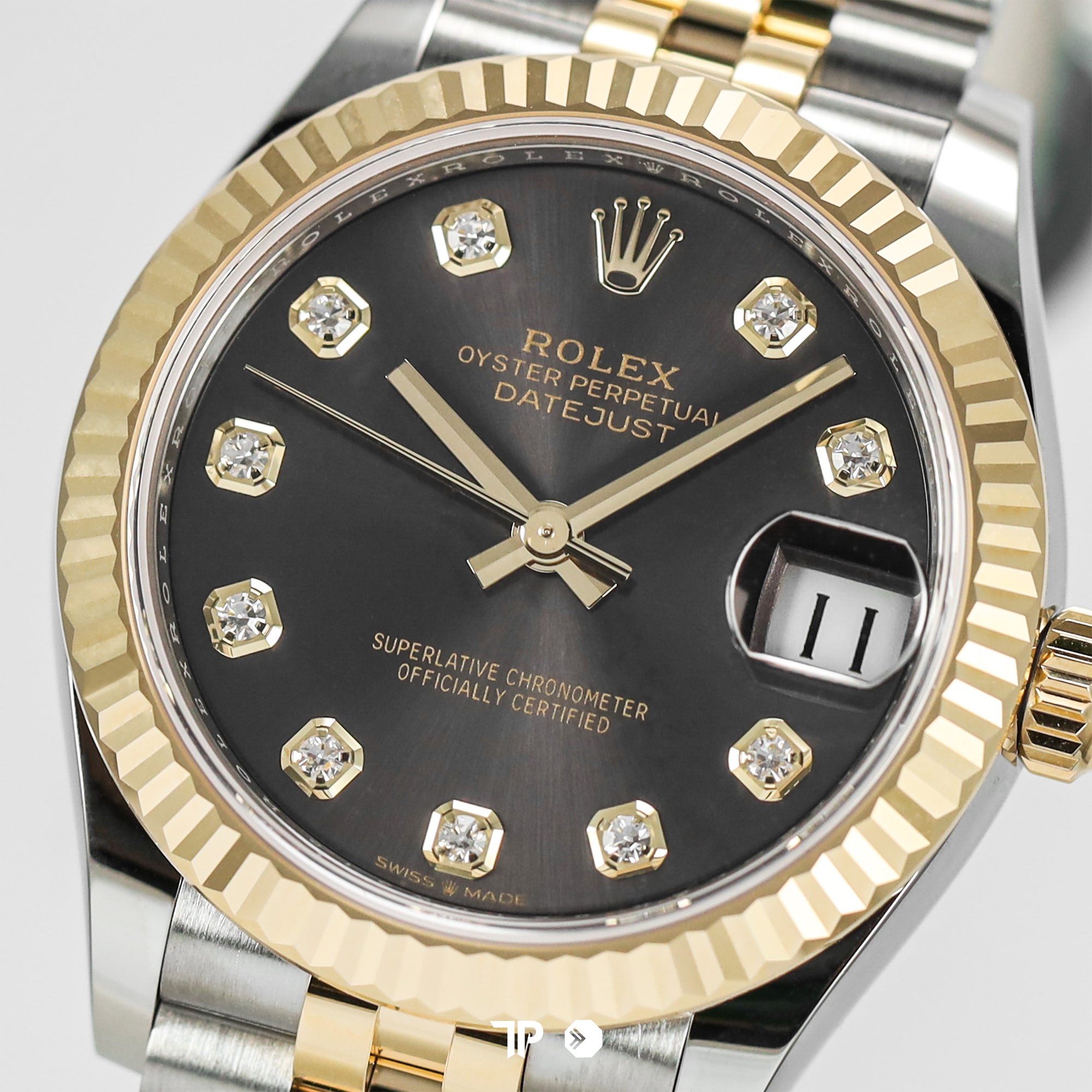Datejust 31 Dark Grey Two Tone Yellow Gold Diamond Jubilee NEW (2026)