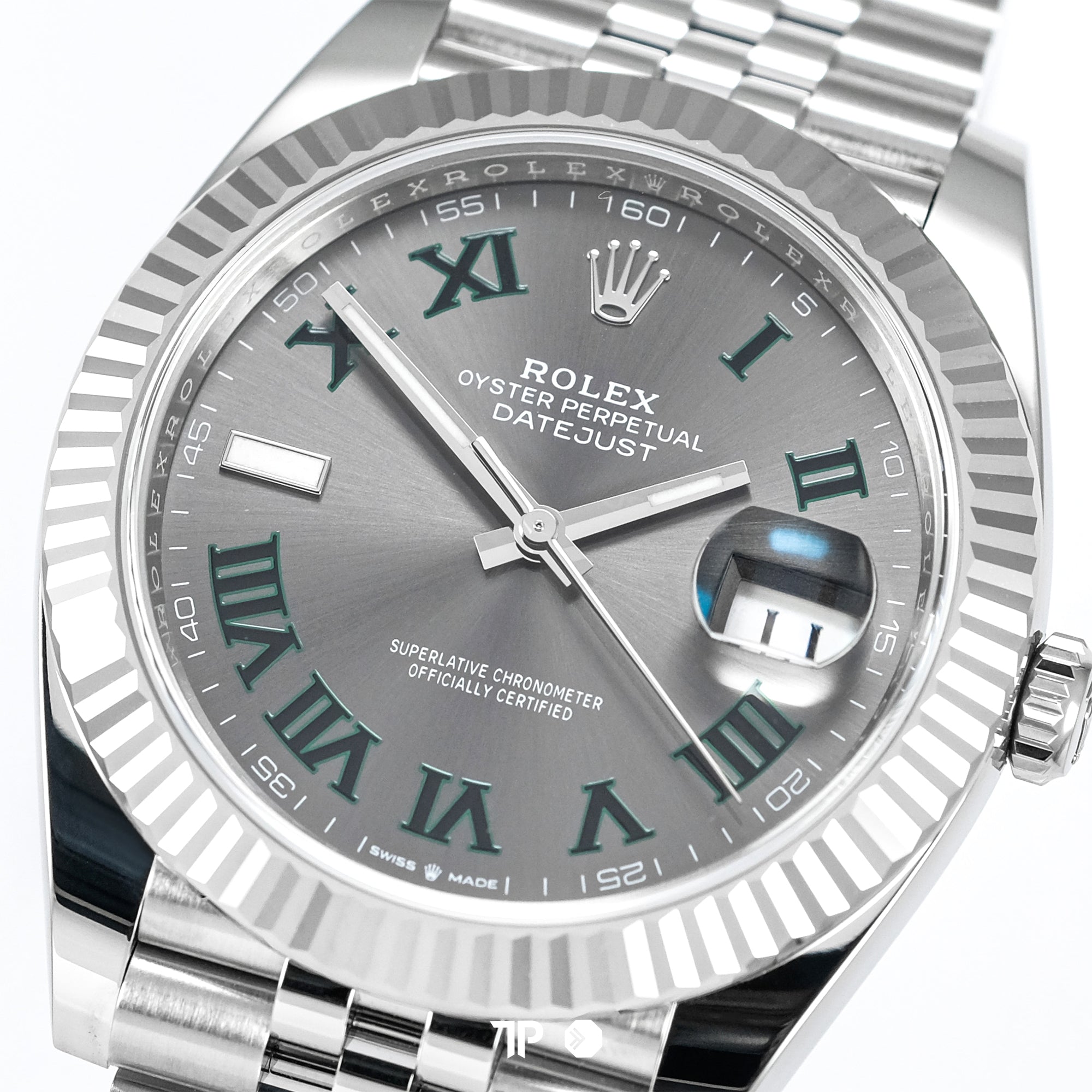 Datejust 41 Wimbledon Fluted Bezel Jubilee NEW(2026)