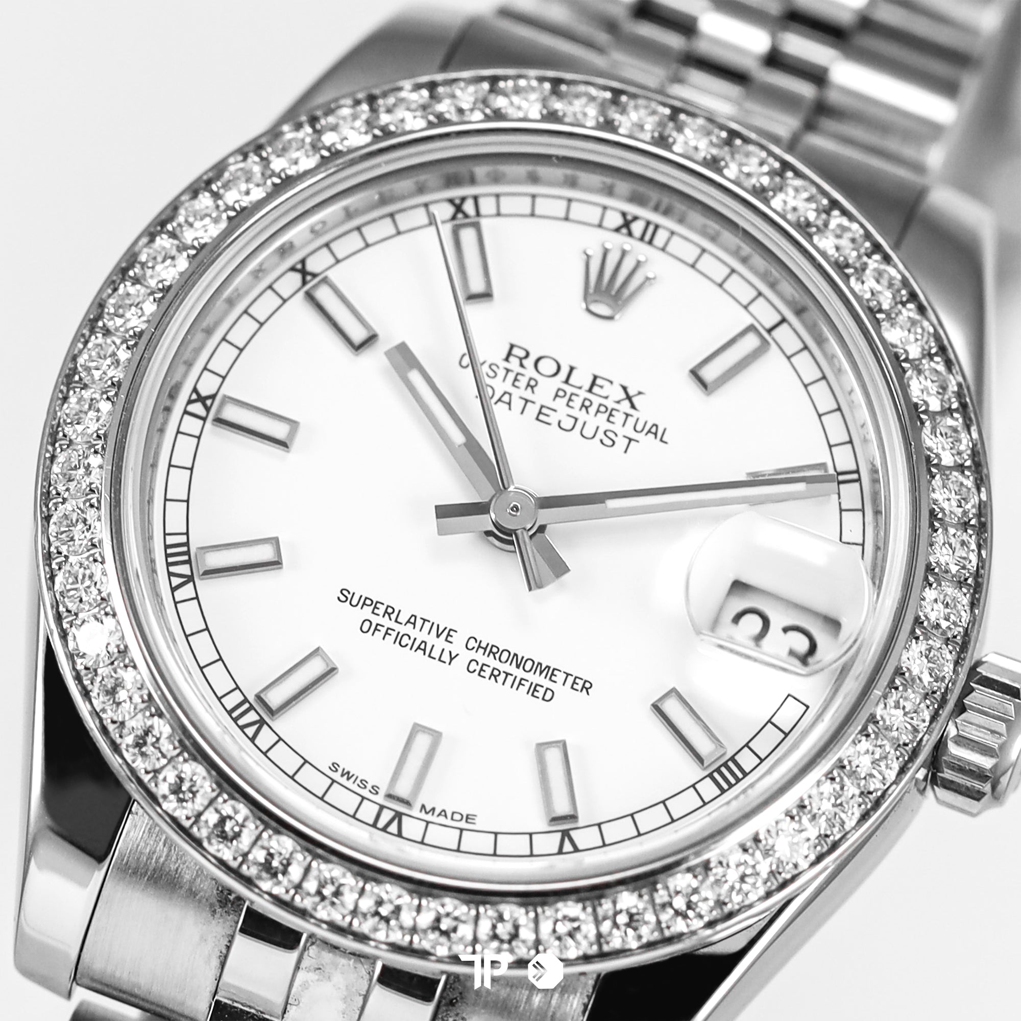 Datejust 31 White Dial Diamond Bezel Jubilee (2013)