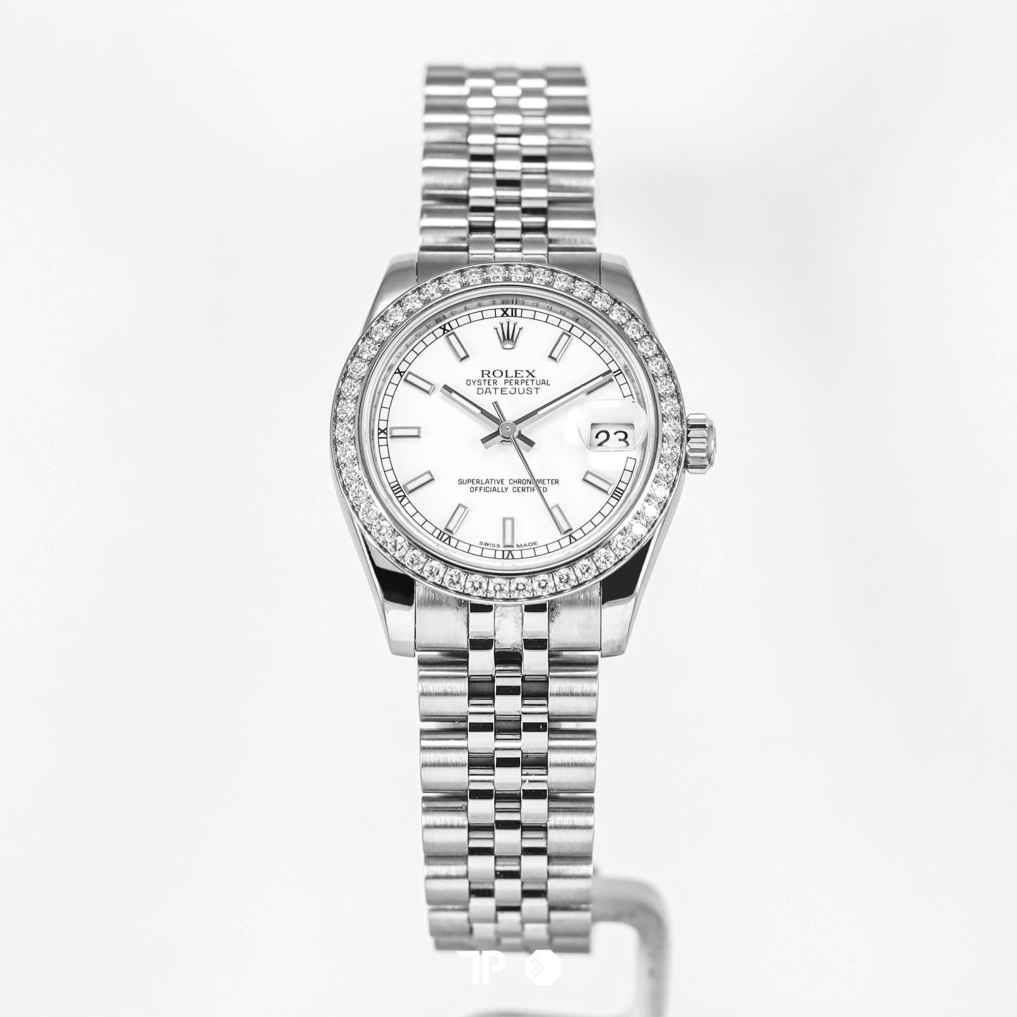 Datejust 31 White Dial Diamond Bezel Jubilee (2013)