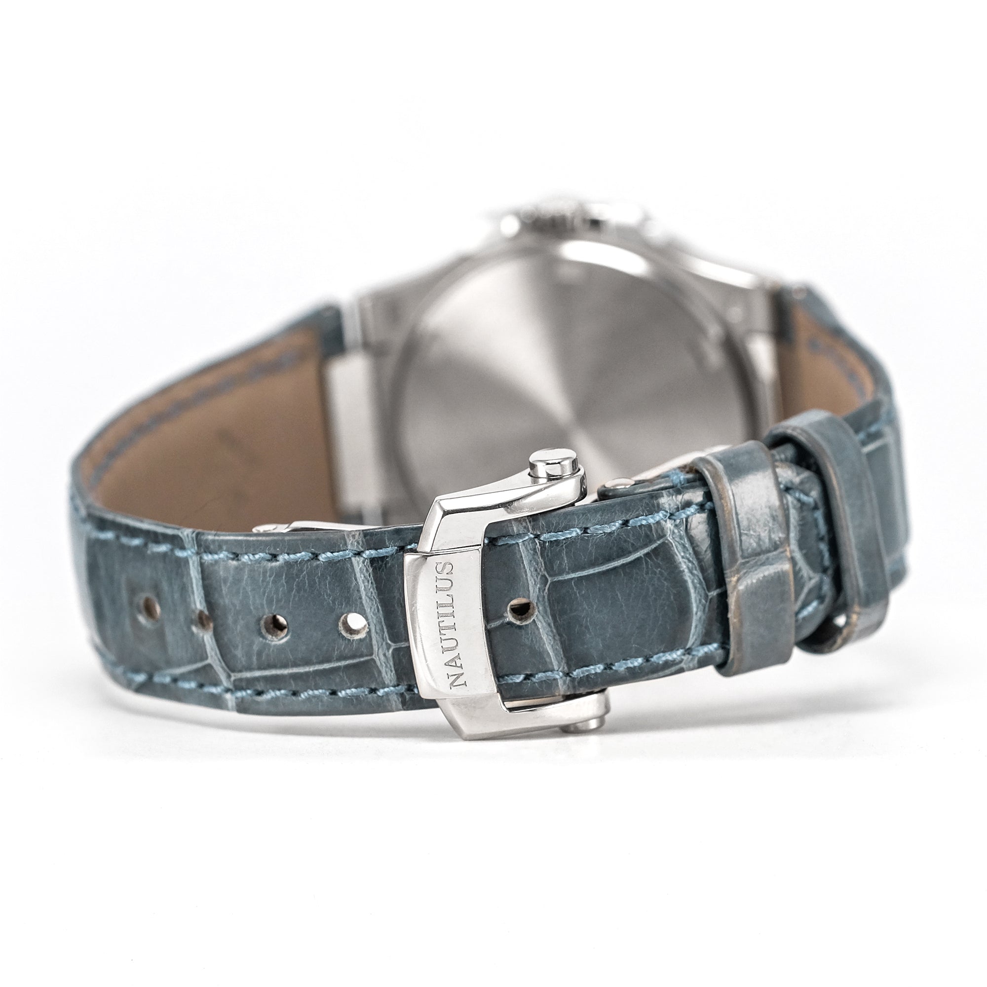 Nautilus 7010G-011 White Gold Diamond Bezel 32mm (2014)