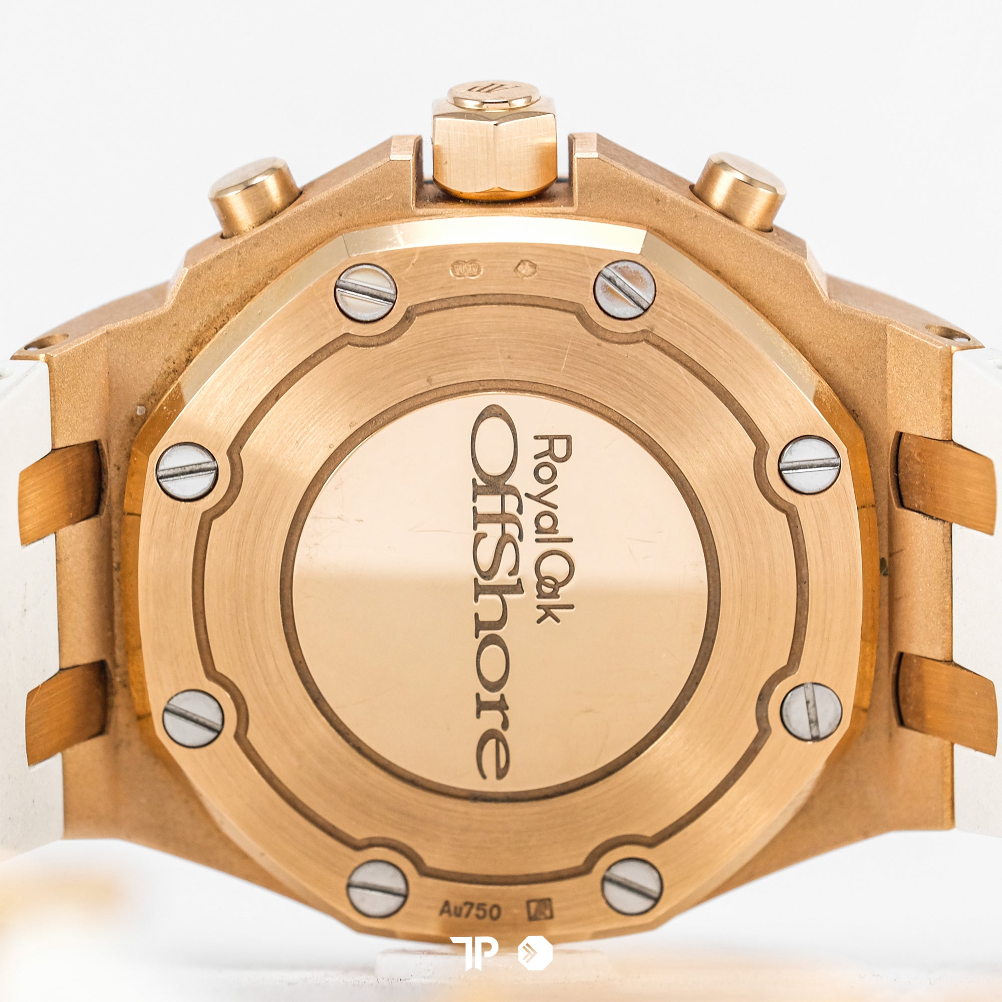 Royal Oak Chronograph Lady Rose Gold White Dial Diamond Bezel 37mm (2017)