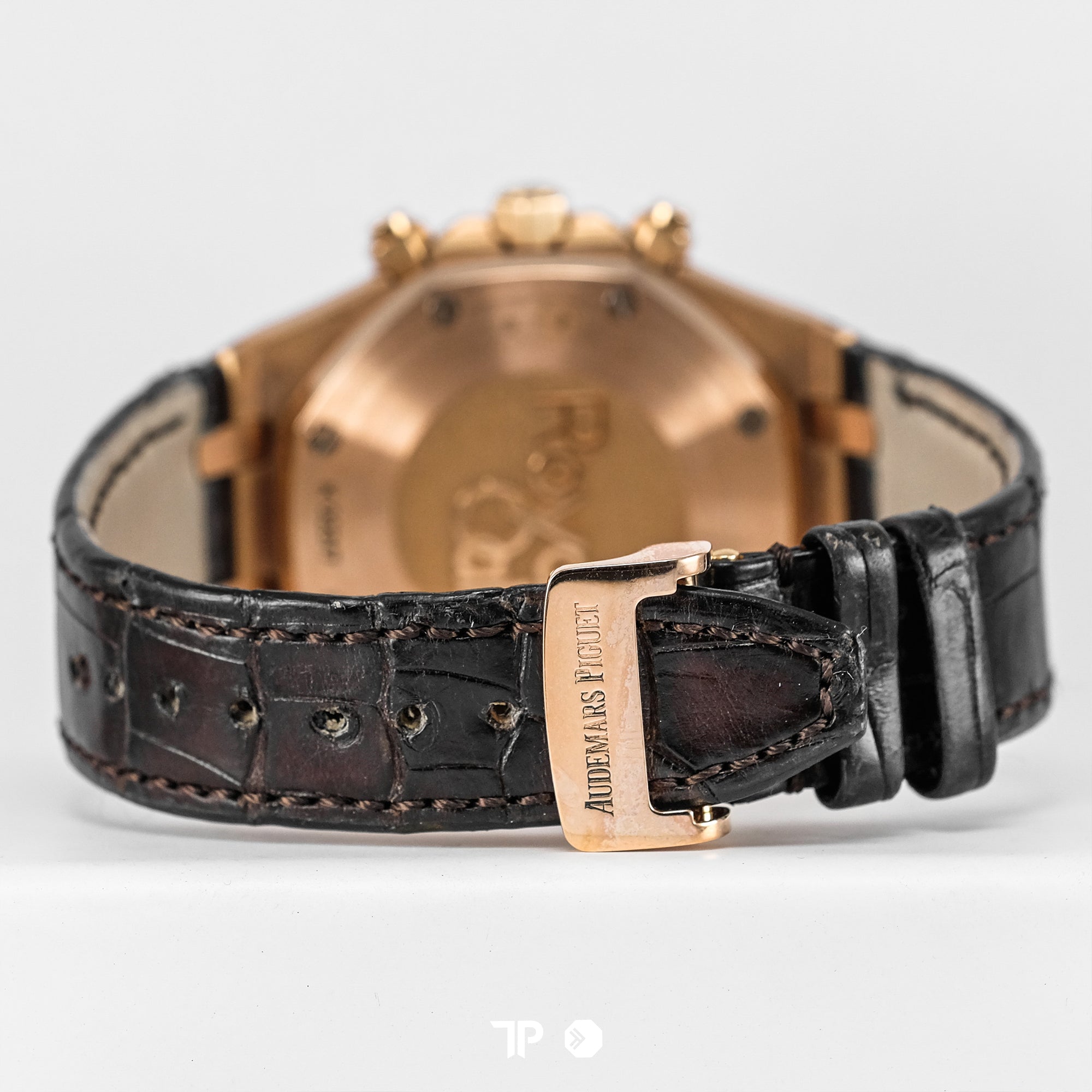 Royal Oak Chronograph 41mm Brown Rose Gold Leather (2018)