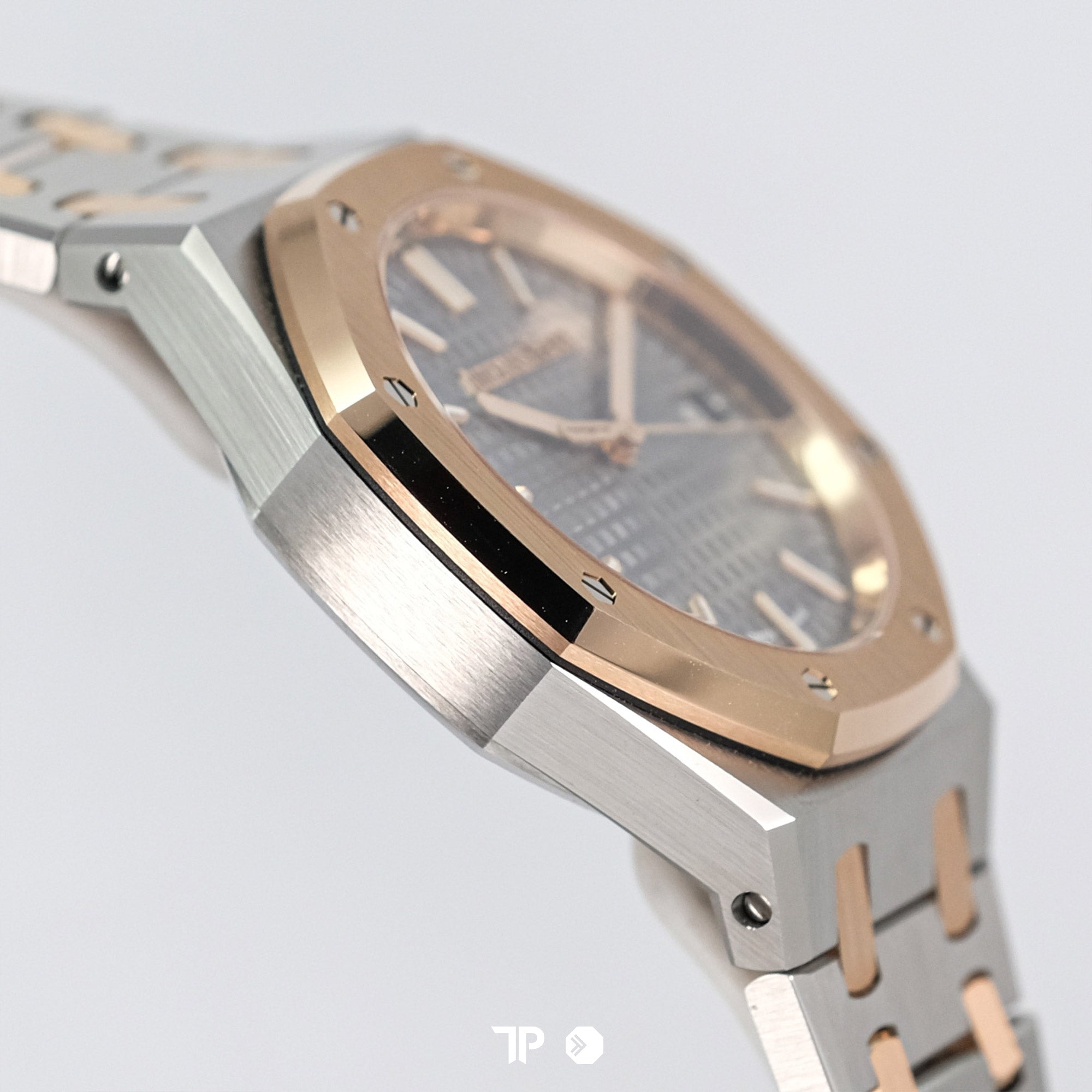 Royal Oak Self Winding Two Tone Rose Gold Grey Dial 34mm NEW (2024)