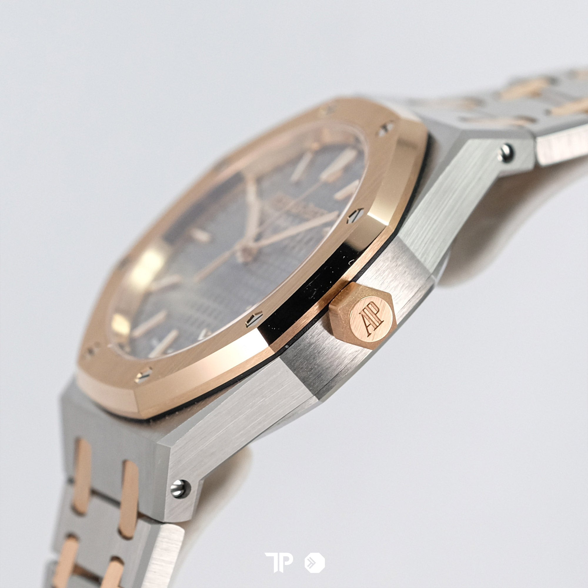 Royal Oak Self Winding Two Tone Rose Gold Grey Dial 34mm NEW (2024)