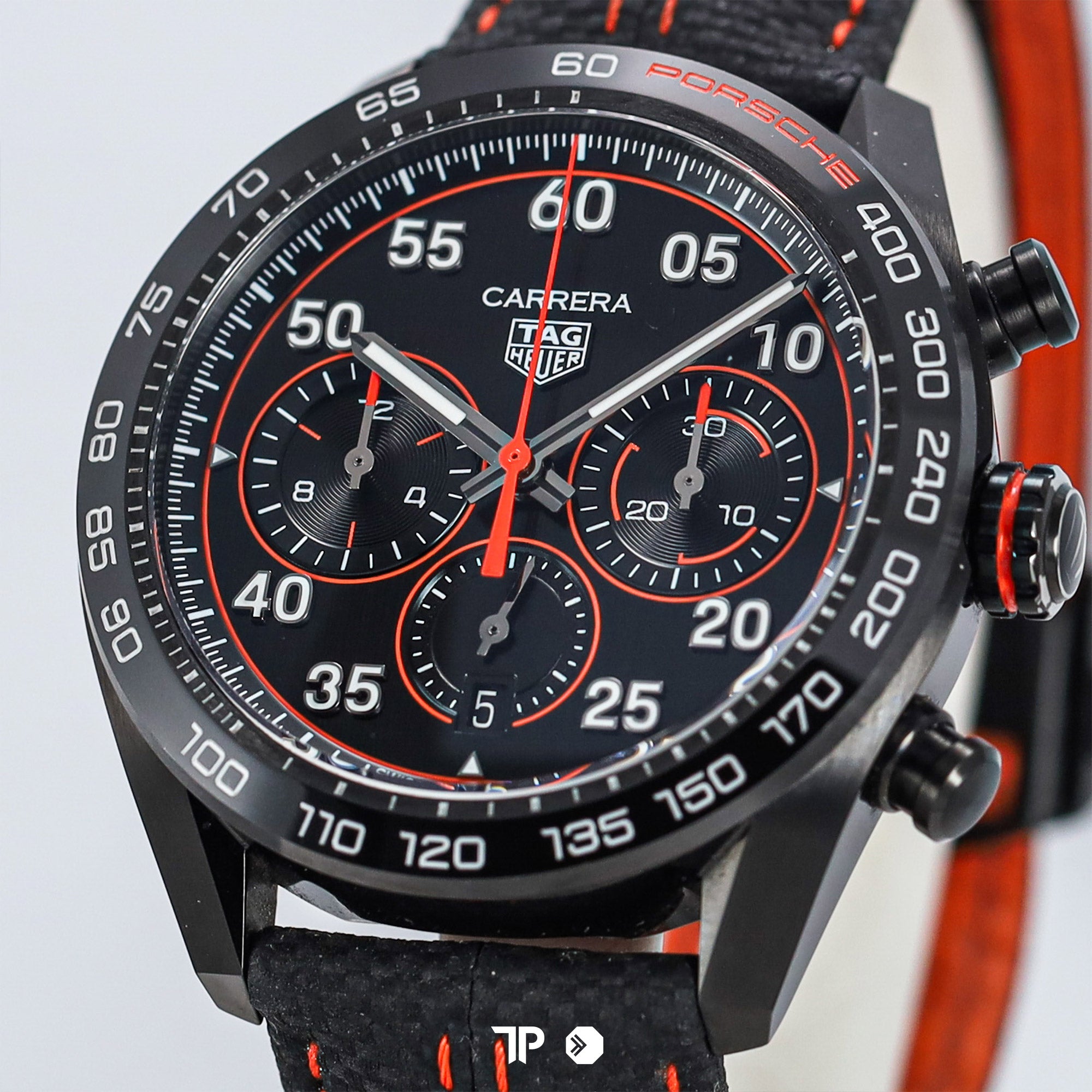 Carrera Porsche Chronograph Edition Black & Red 44mm (2023)