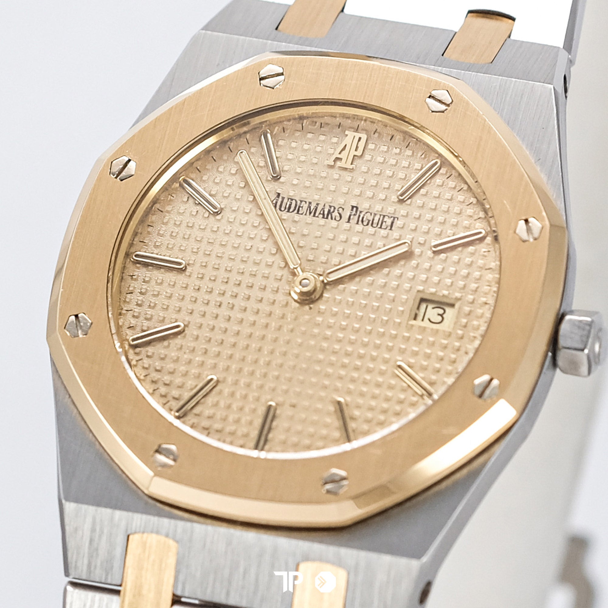 Royal Oak 2 Tone 18k Yellow Gold & Stainless Steel Champagne Dial 33mm