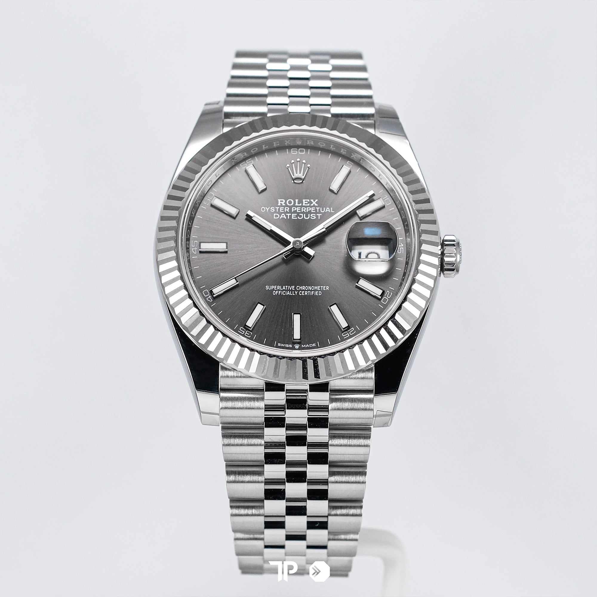 Datejust 41mm Rhodium Fluted Bezel Jubilee NEW(2025)