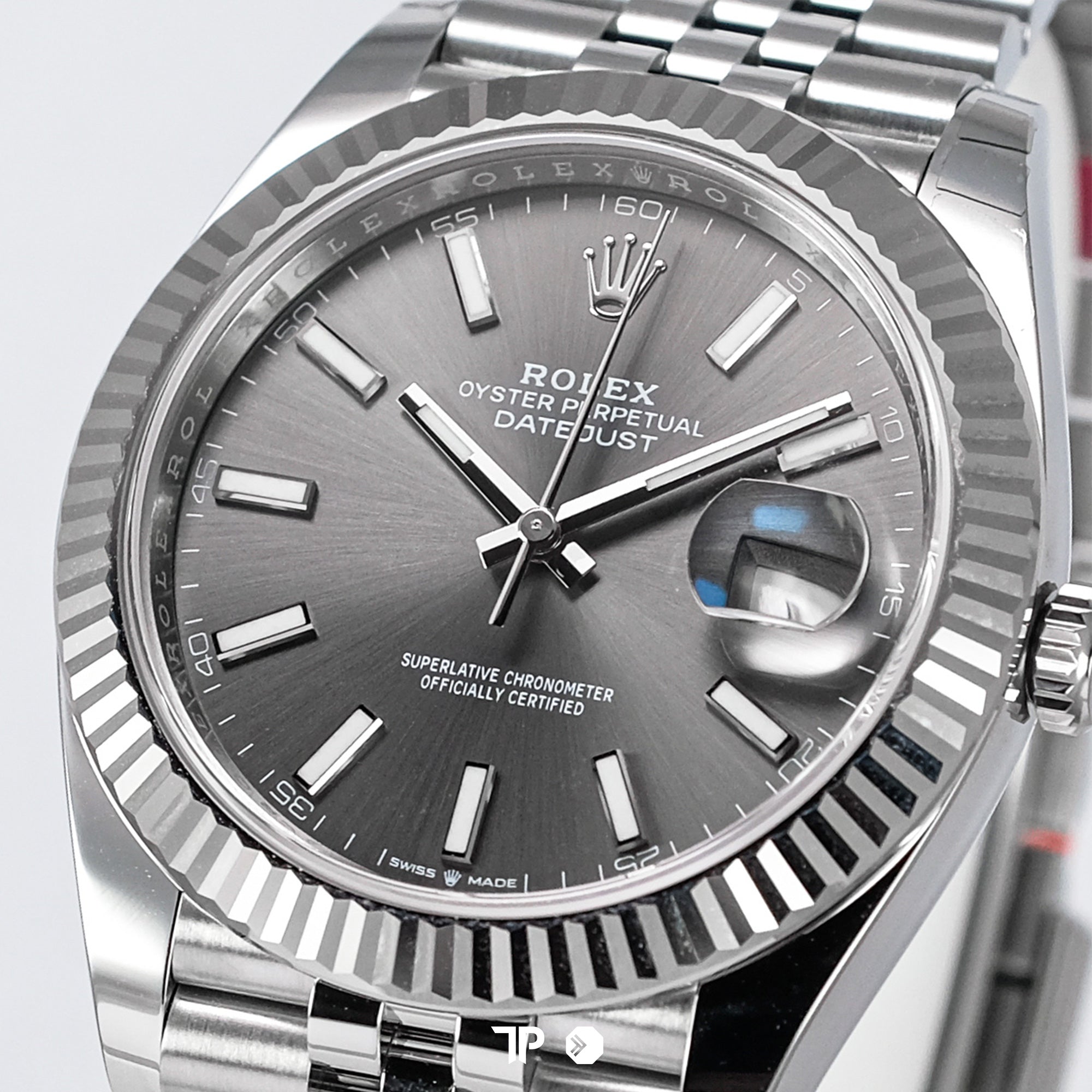Datejust 41mm Rhodium Fluted Bezel Jubilee NEW(2025)