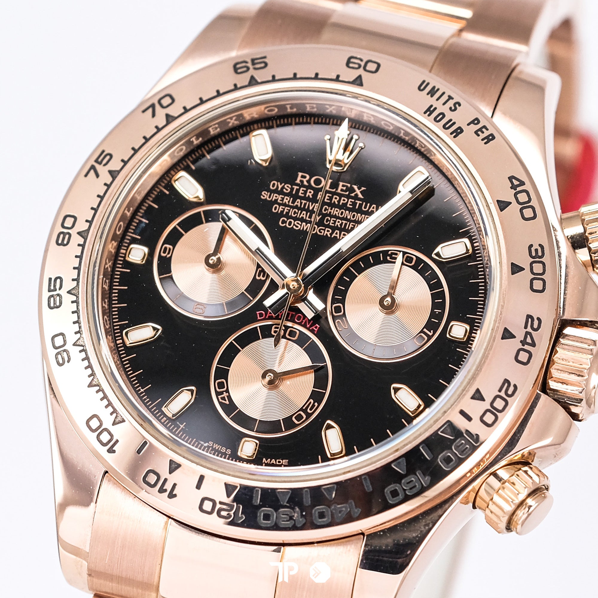 Daytona Rosegold Black Dial 40mm