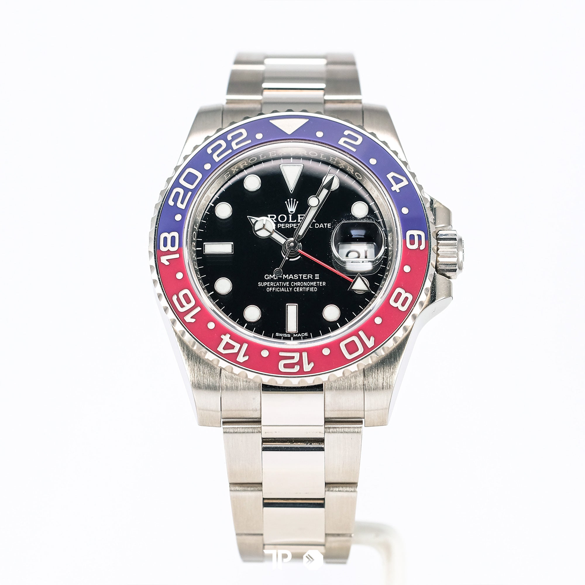 GMT Master II Pepsi White Gold Oyster Bracelet 40mm (2015)