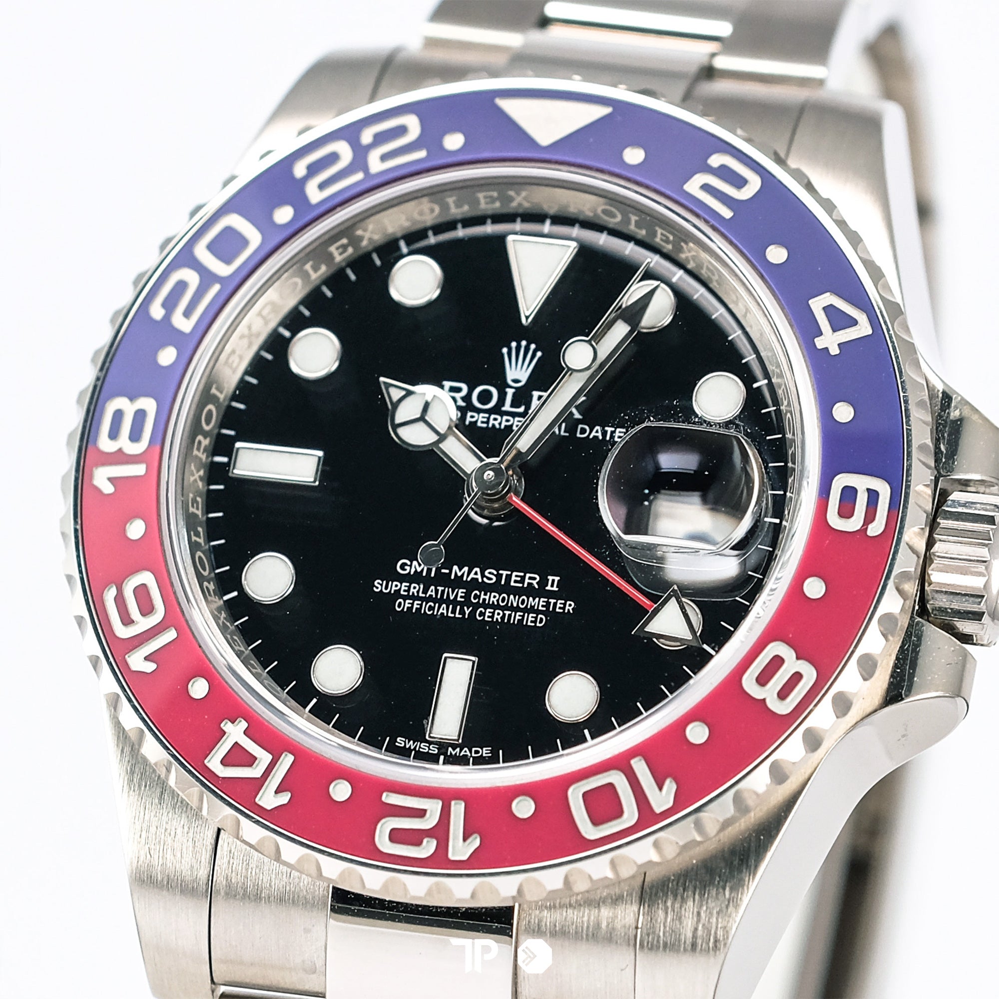 GMT Master II Pepsi White Gold Oyster Bracelet 40mm (2015)