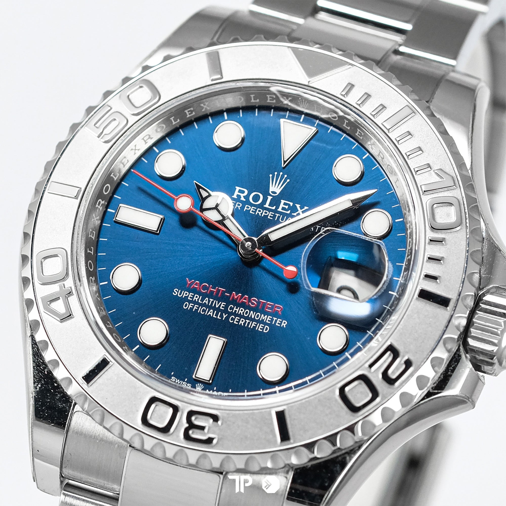 Yacht-Master 40mm Blue Dial Platinum Bezel (2024)
