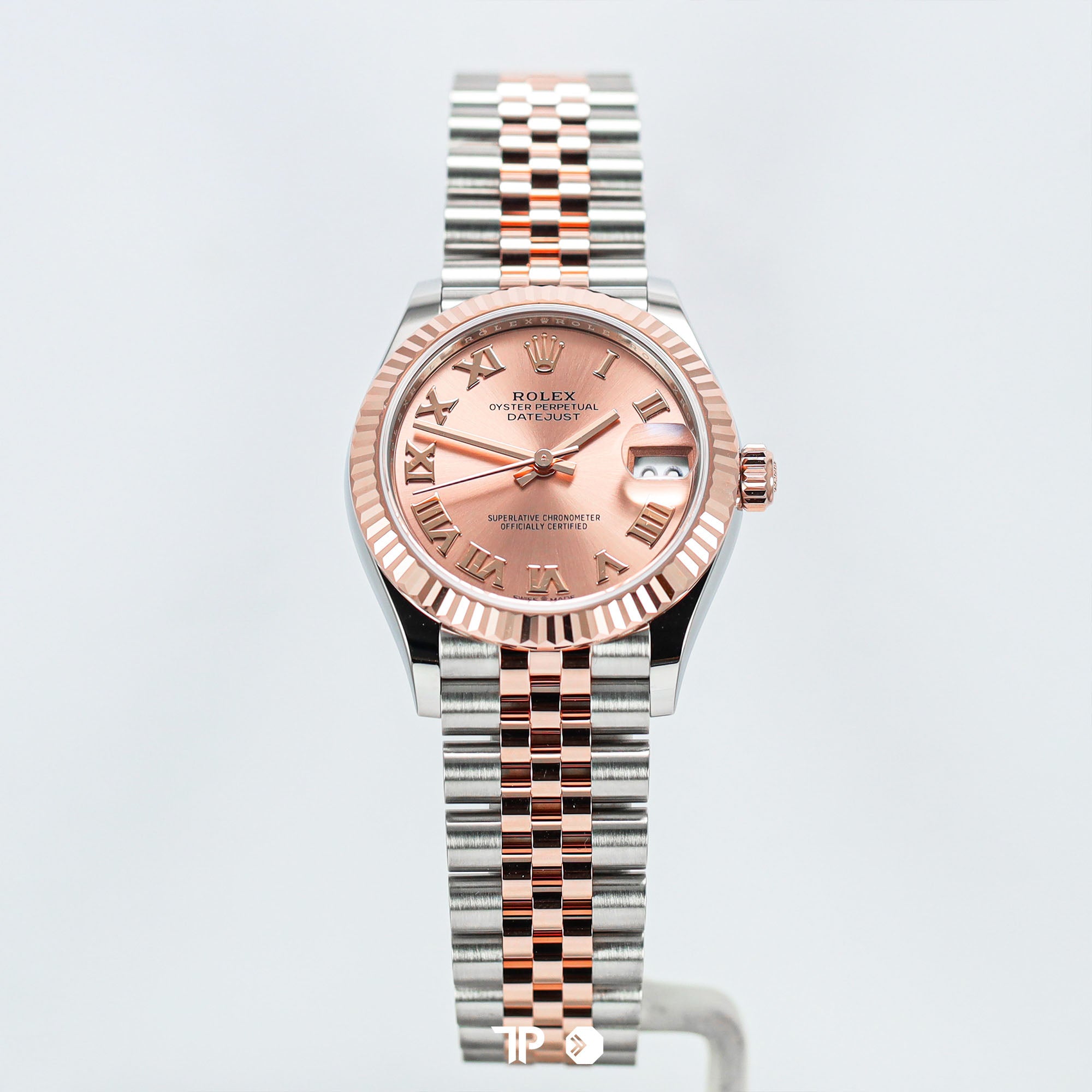 Datejust 31 Two Tone Rose Gold Pink Dial Jubilee NEW (2025)