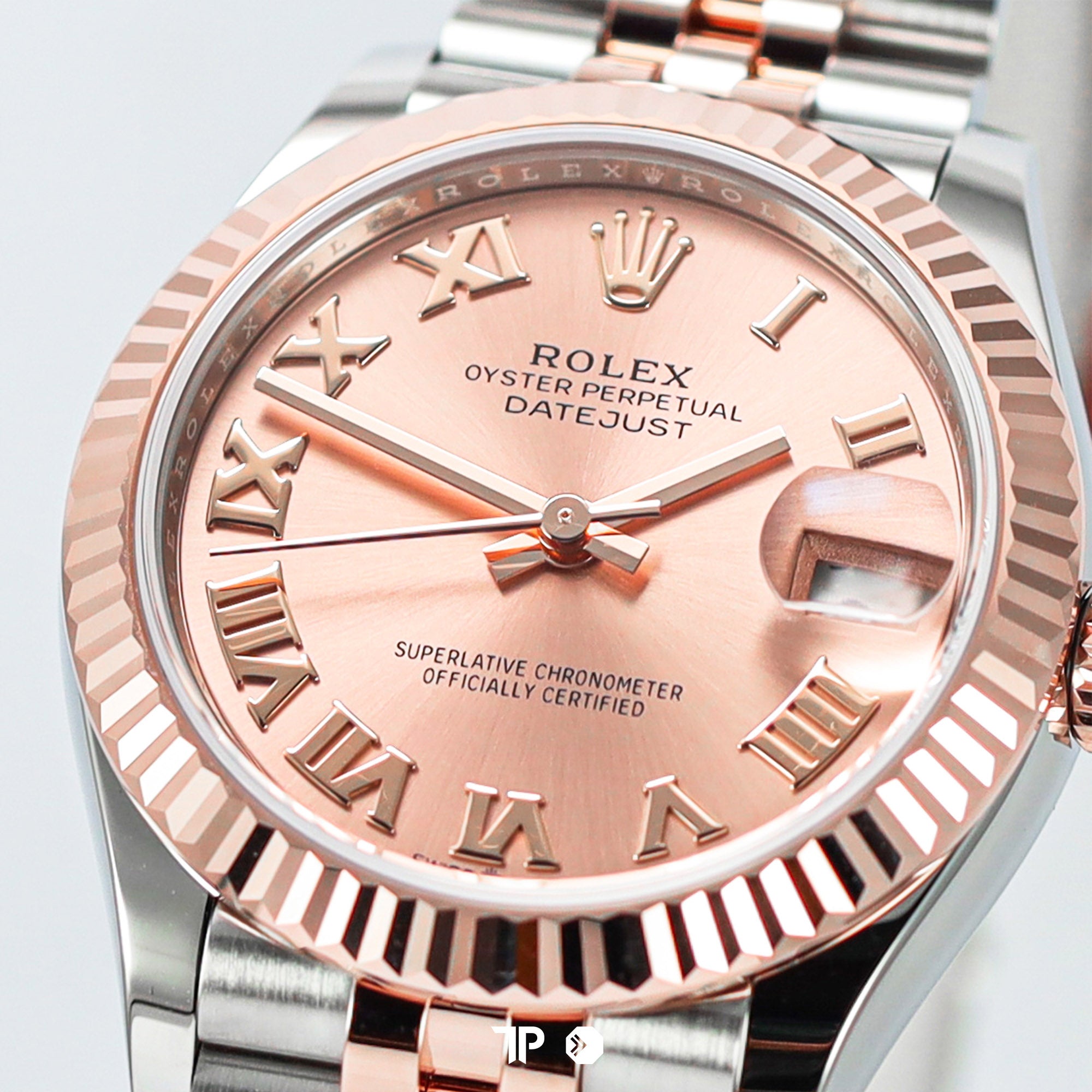 Datejust 31 Two Tone Rose Gold Pink Dial Jubilee NEW (2025)