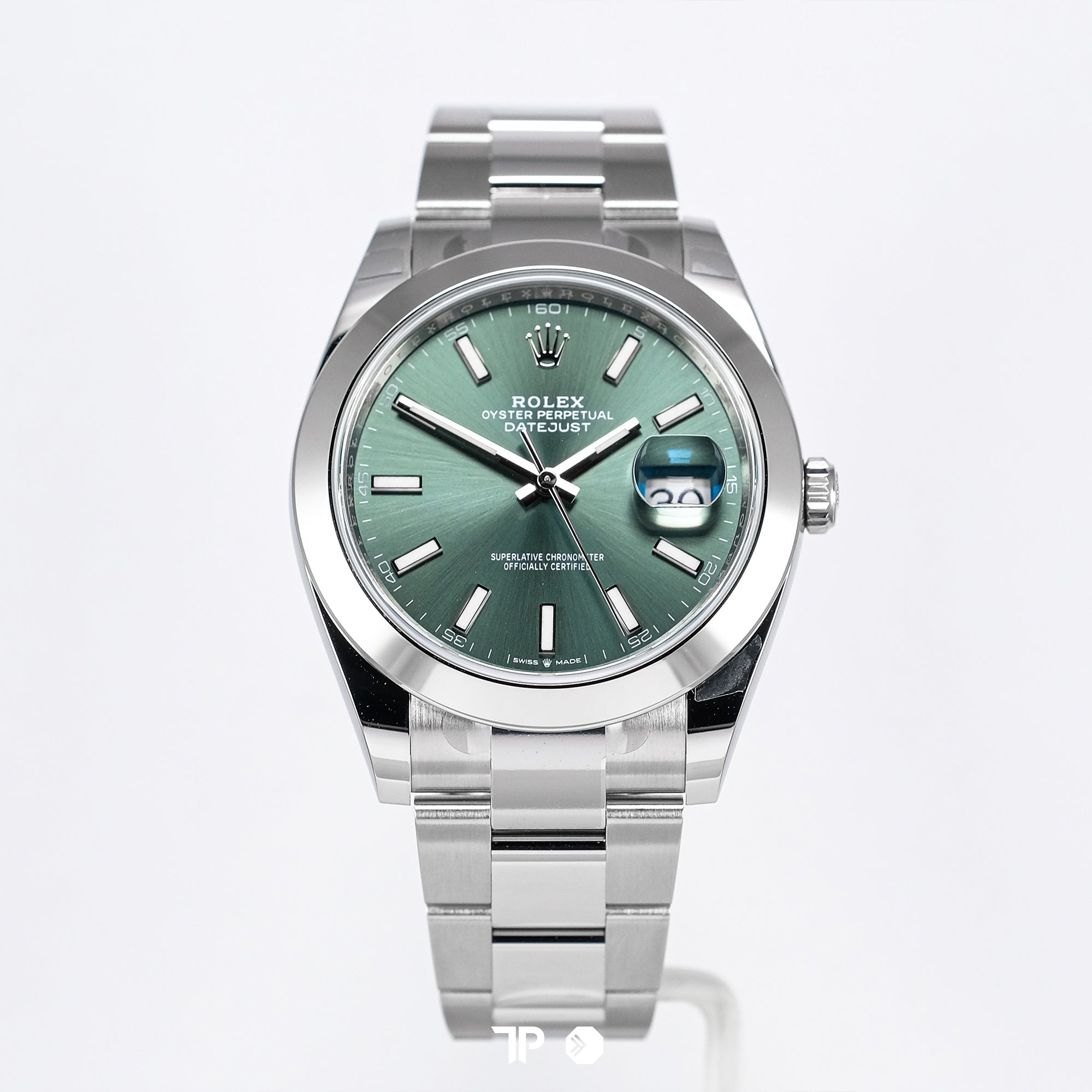 Datejust 41 Mint Green Dome Bezel Oyster NEW (2025)