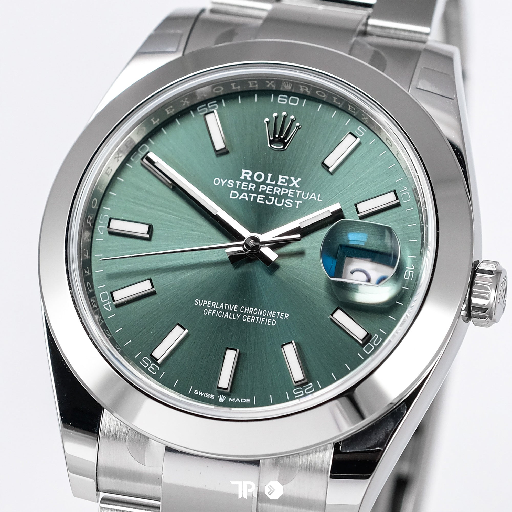 Datejust 41 Mint Green Dome Bezel Oyster NEW (2025)