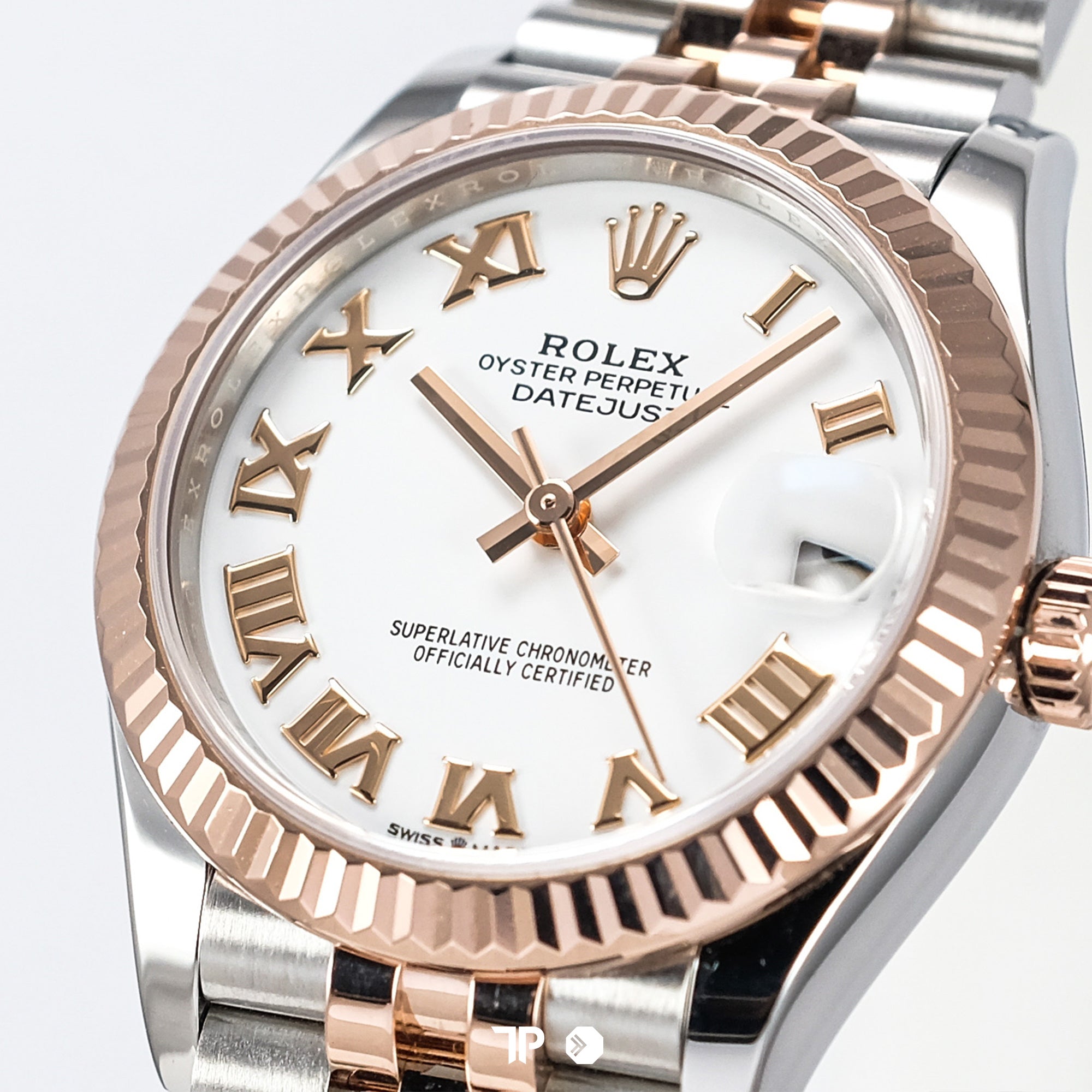 Datejust 31 White Dial Jubilee Bracelet Fluted Bezel (2022)