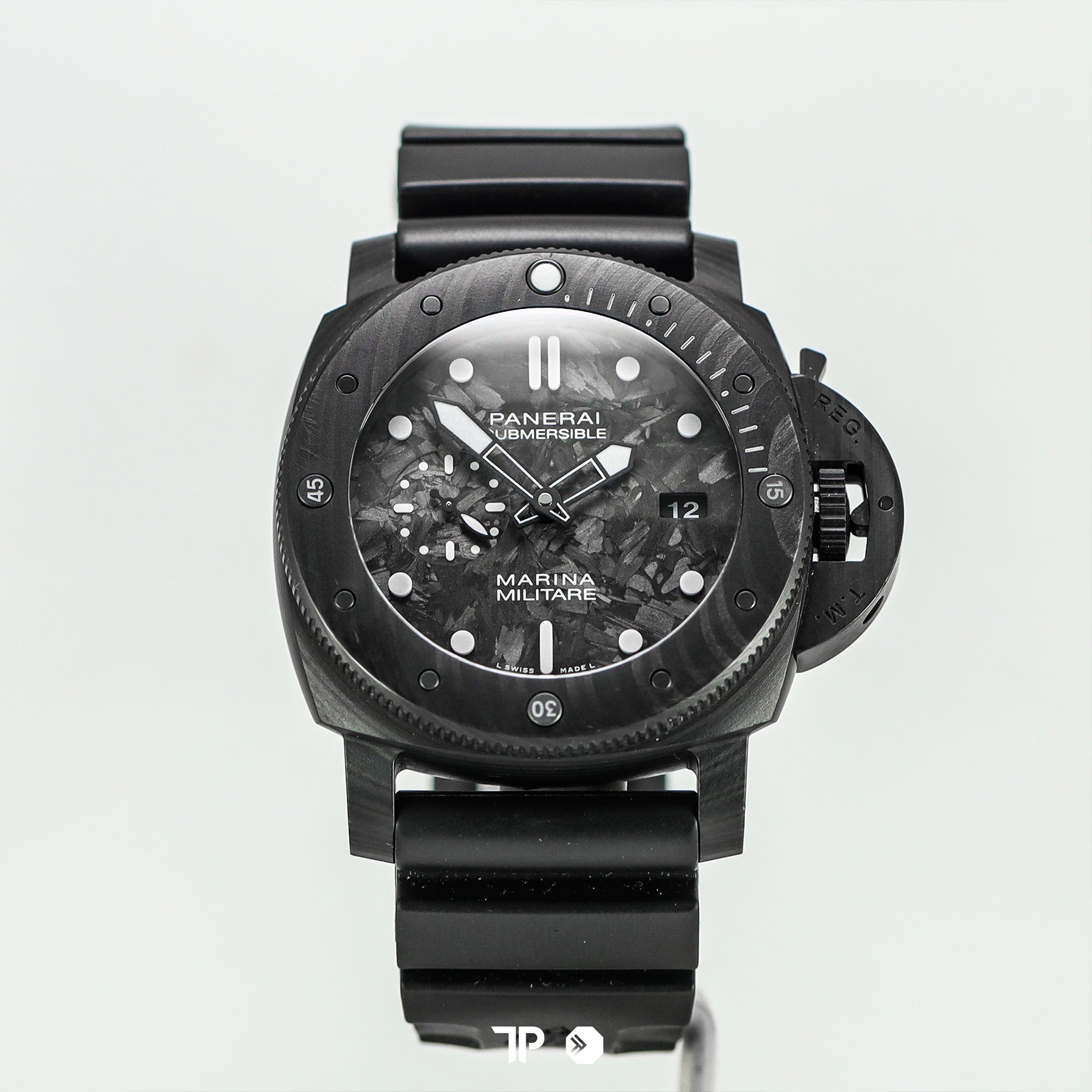 Marina Militare Carbotech 3 Days PAM979 Black 47mm