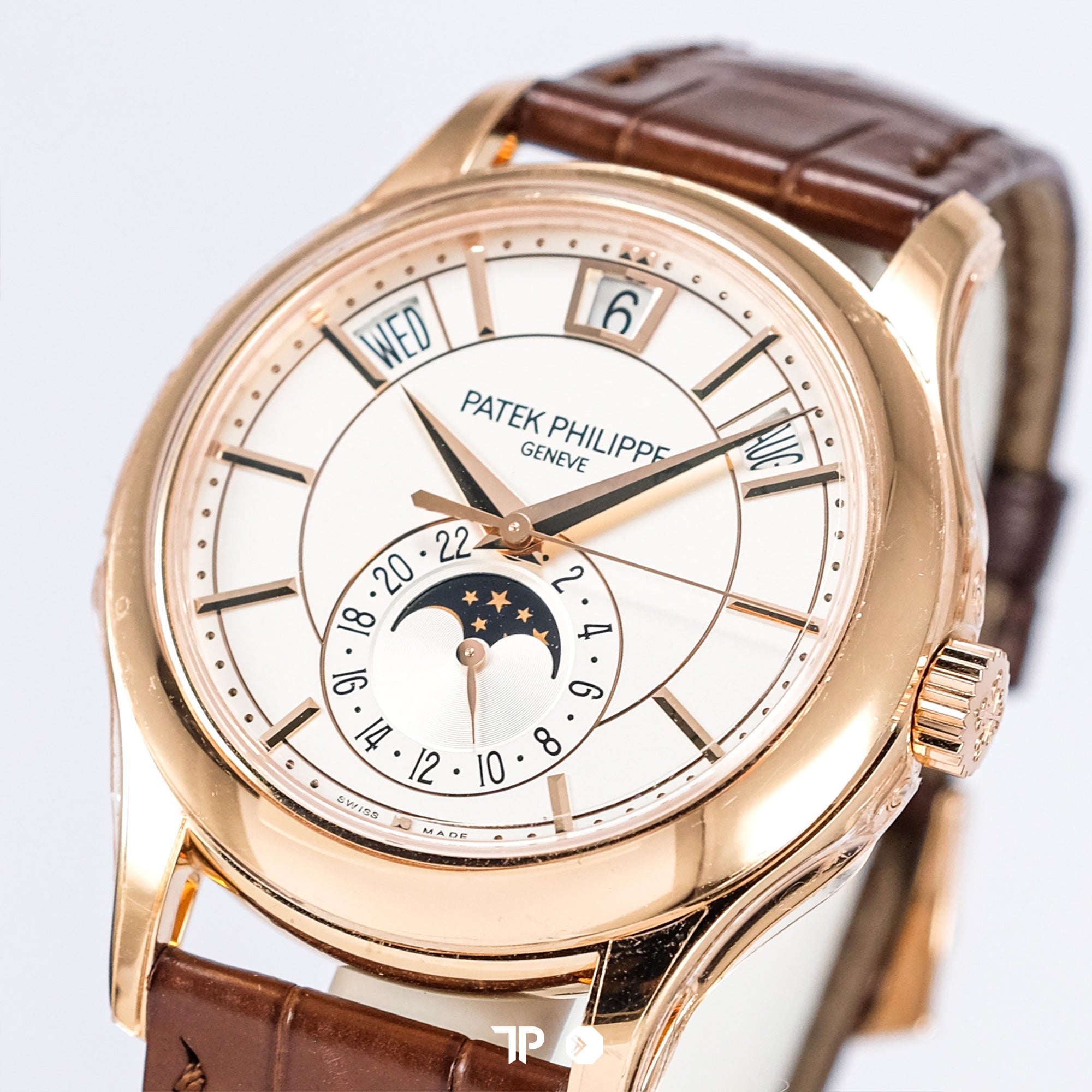 5205R Annual Calendar White Dial Rosegold 40mm (2021)