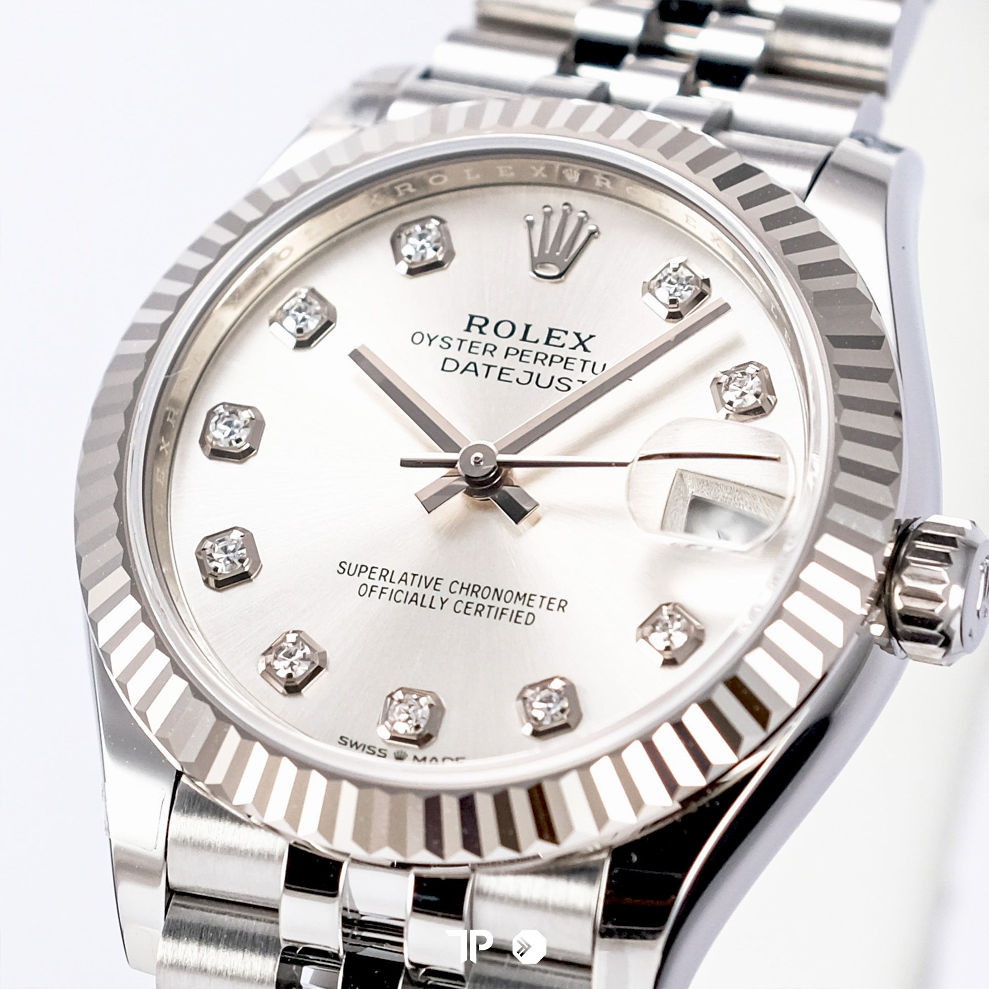 Datejust 31 Silver Dial Diamond Index NEW(2025)