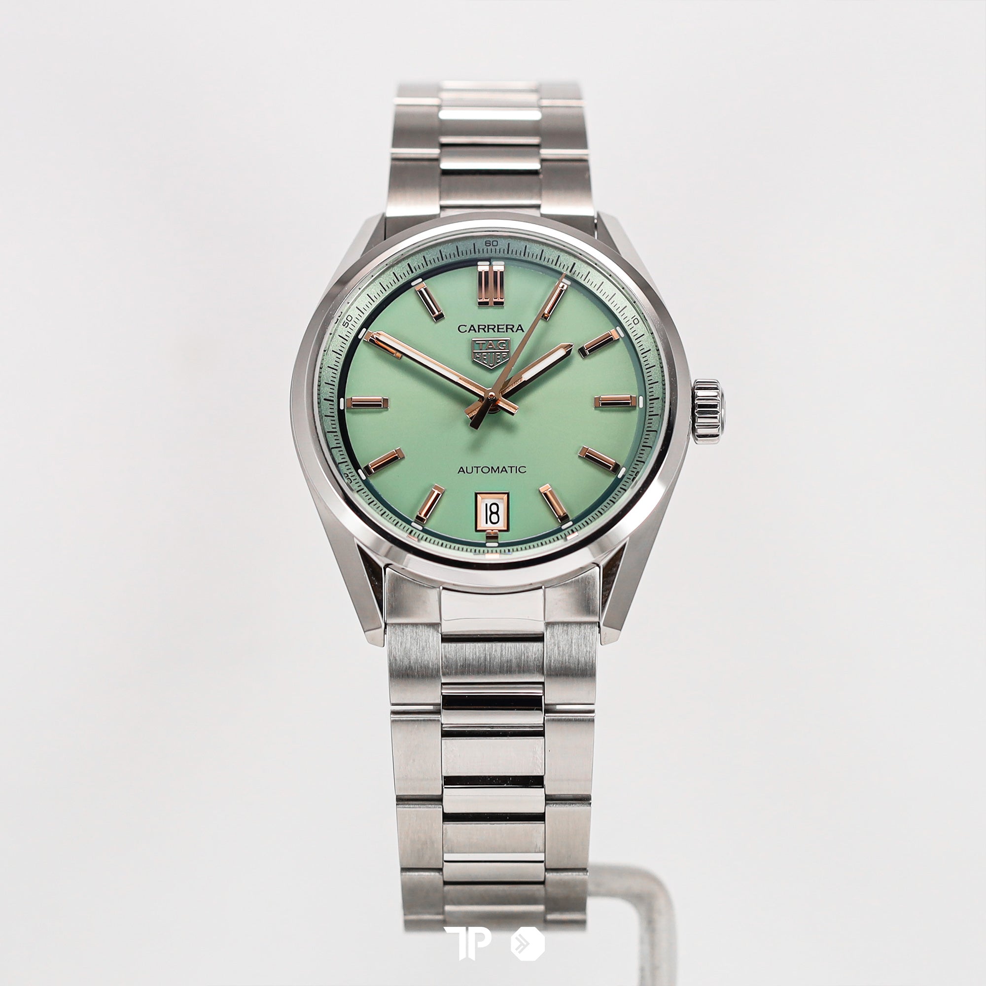 Carrera Cal 7 Automatic Green Ladies 36mm NEW(2025)