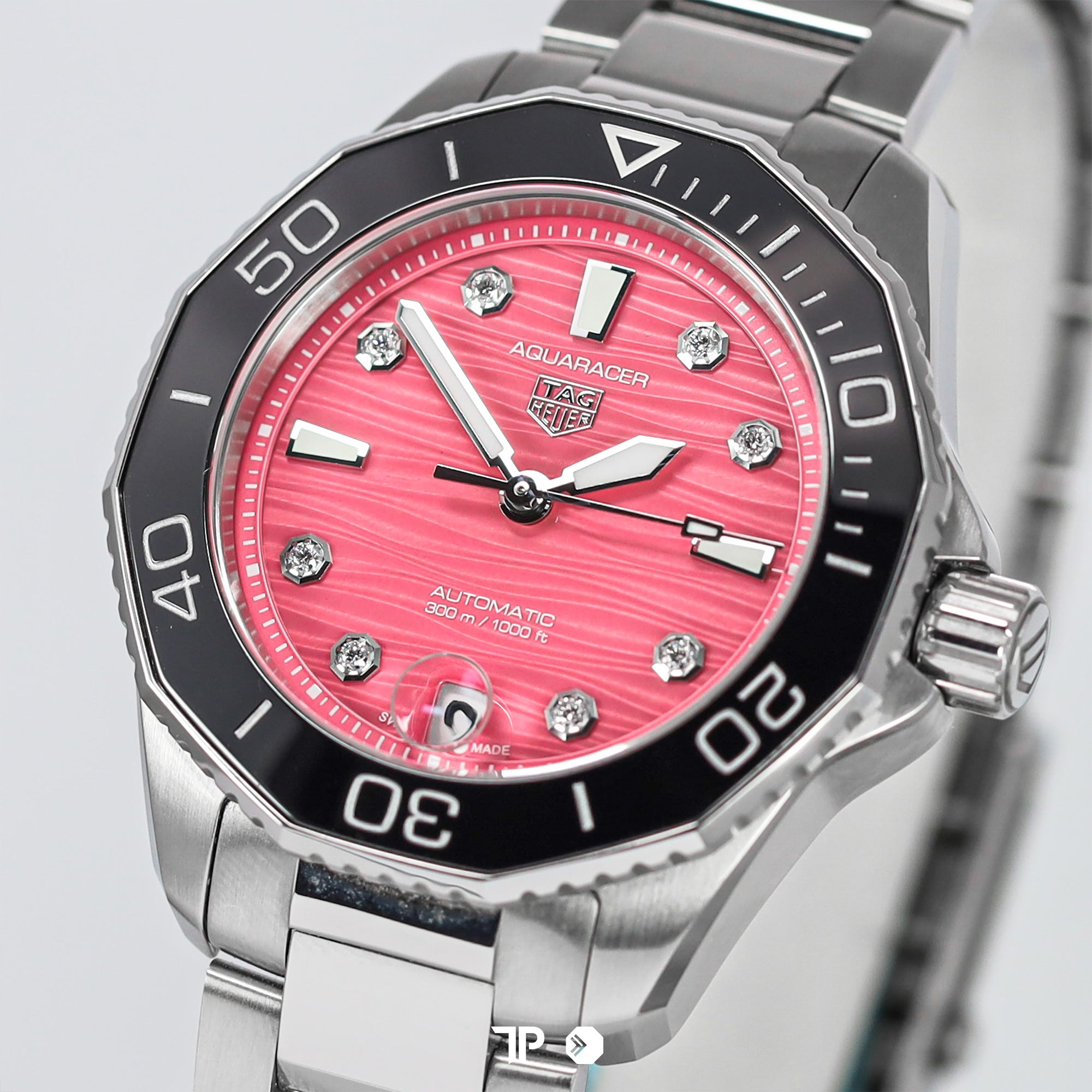 Aquaracer Lady Professional 300 Automatic Pink Dial Diamond Index 36mm (2022)