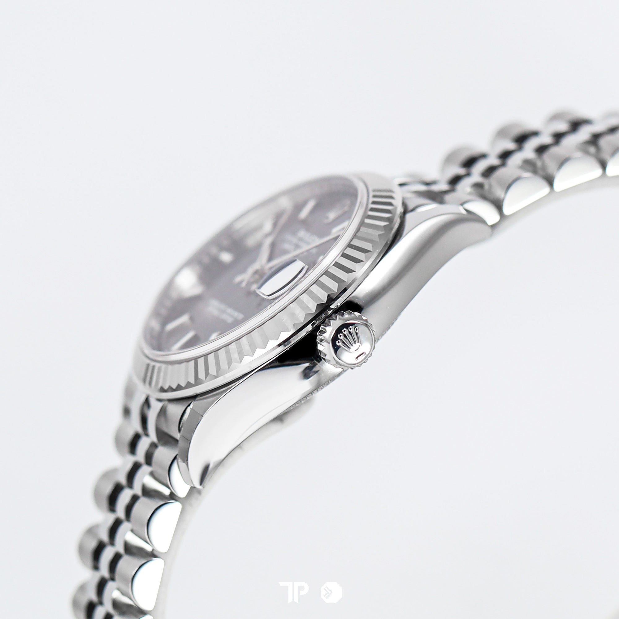 Datejust 31 Dark Grey Stick Index White Gold Fluted Bezel Jubilee (2025)