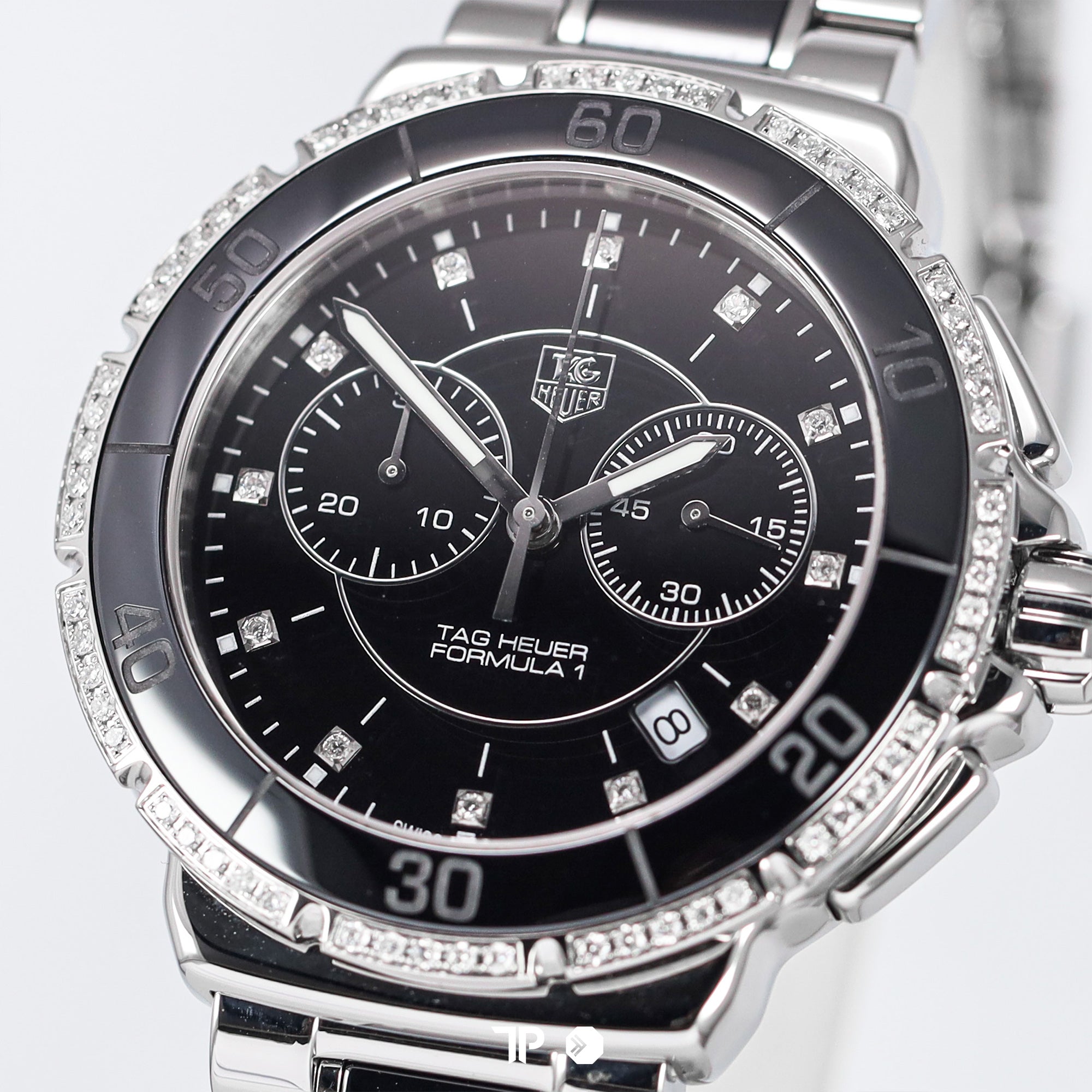 Formula 1 Lady Black Diamond Ceramic 41mm