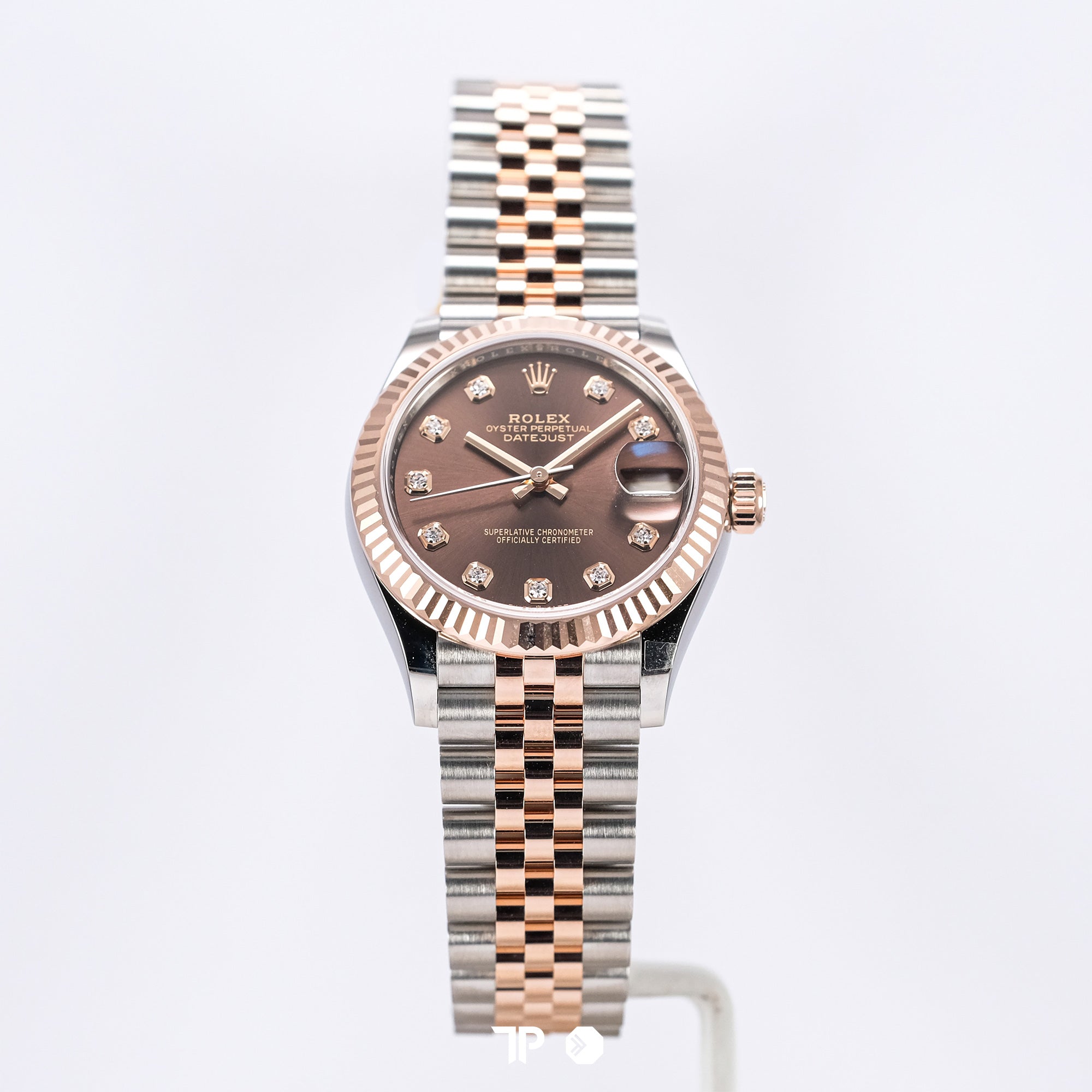 Datejust 31 Choco Diamond Two Tone Rose Gold NEW (2025)