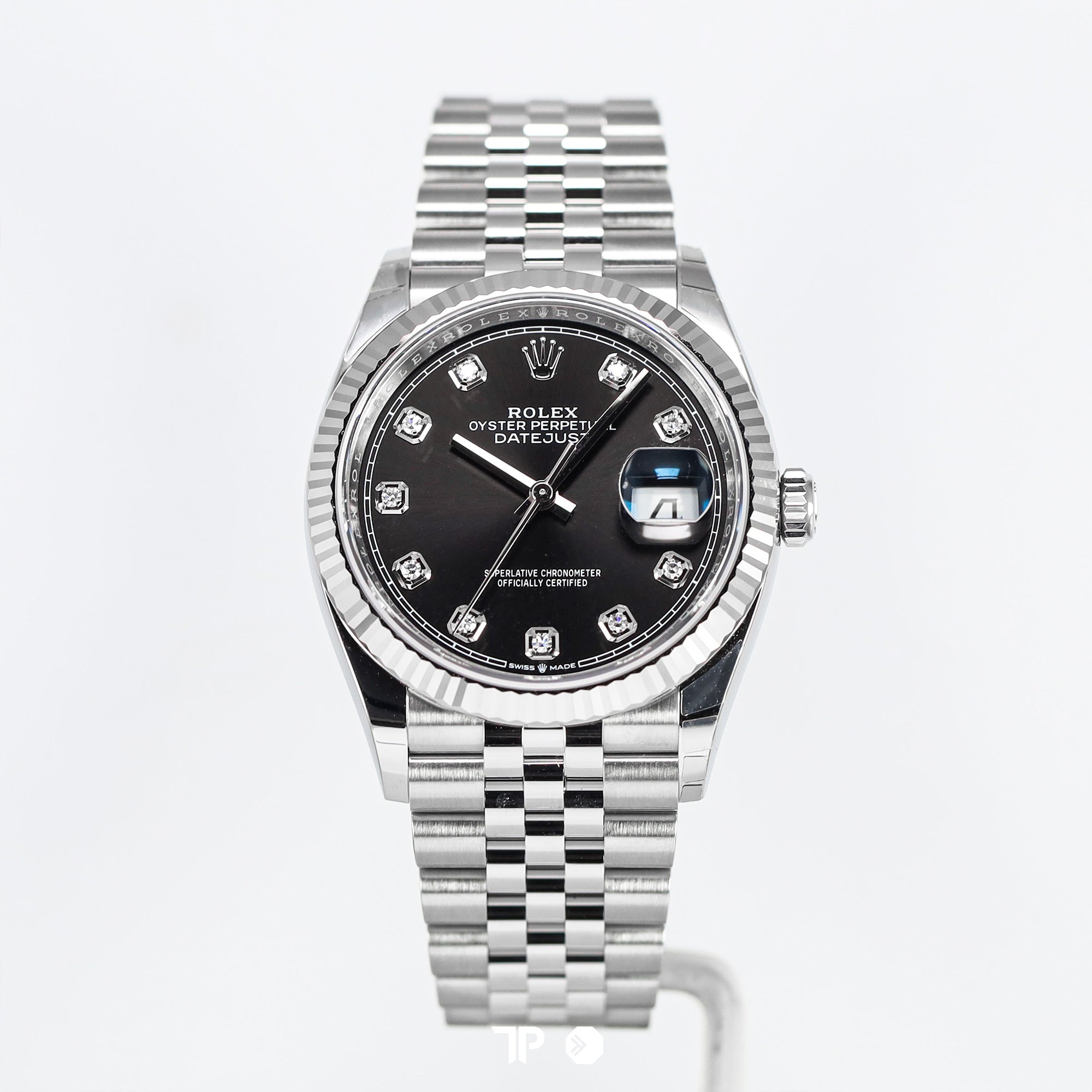 Datejust 36 Black Dial Diamond 10 NEW (2025)