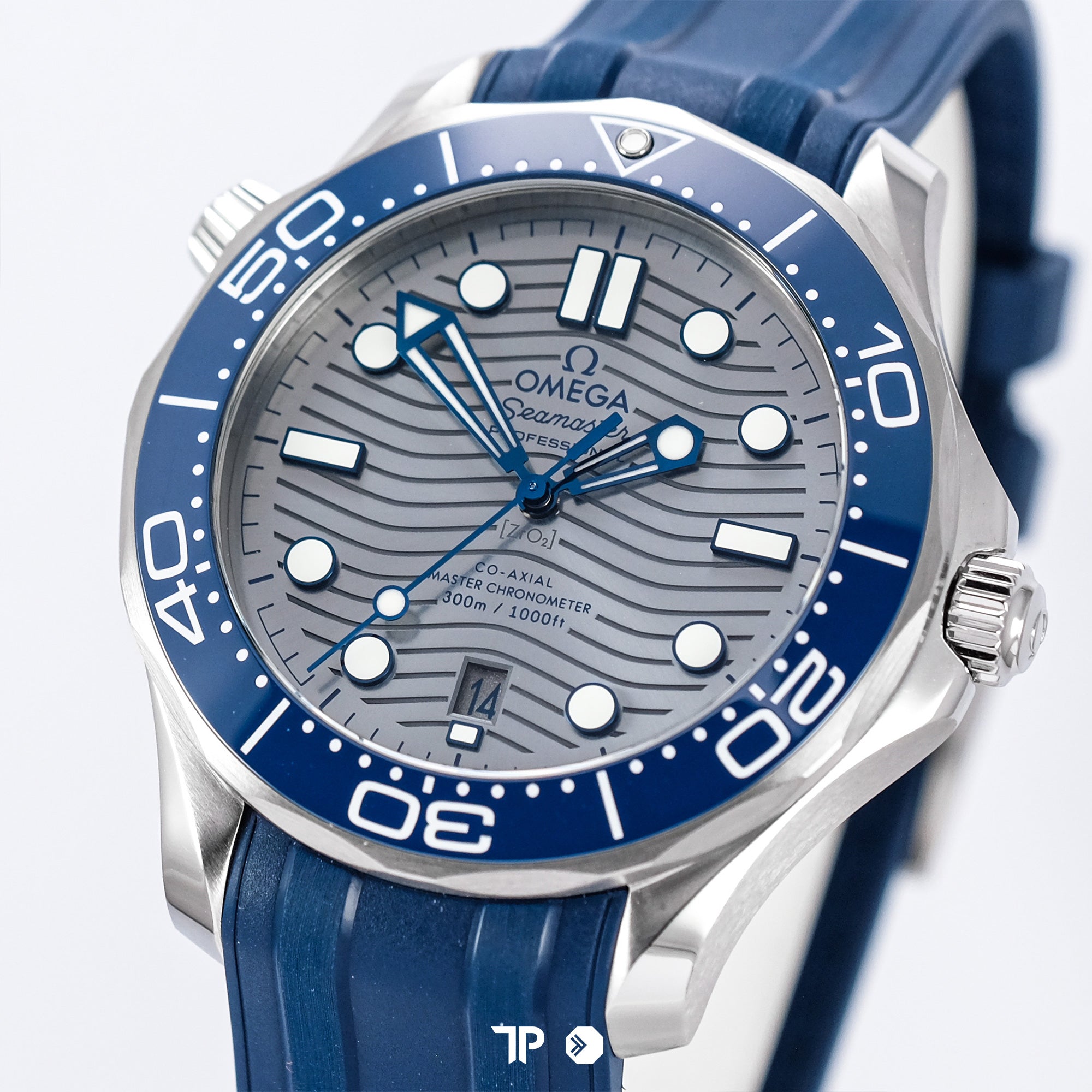 Seamaster Grey Wave Rubber 42mm NEW(2025)