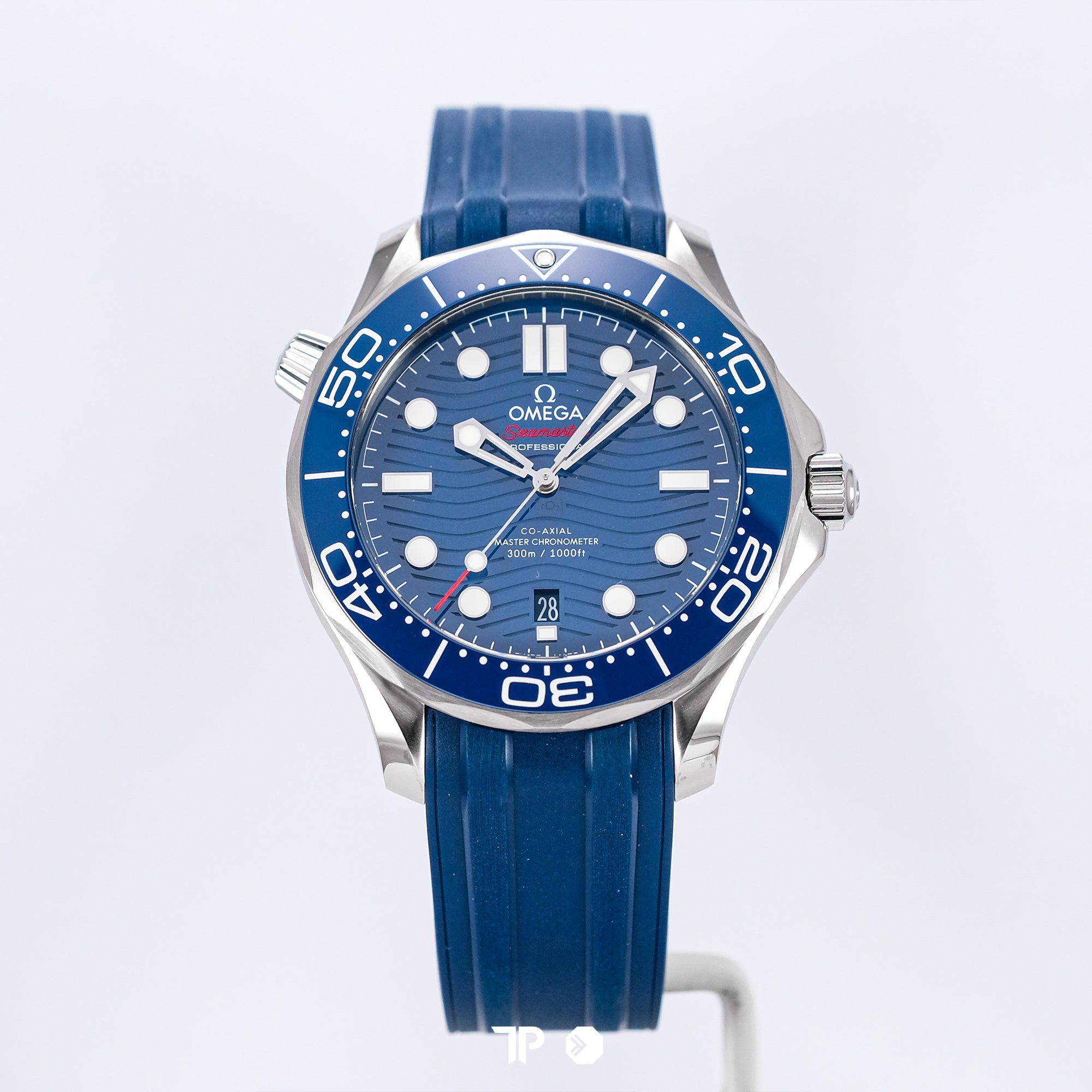 Seamaster Diver Blue Wave Dial Rubber Strap 42mm NEW(2025)
