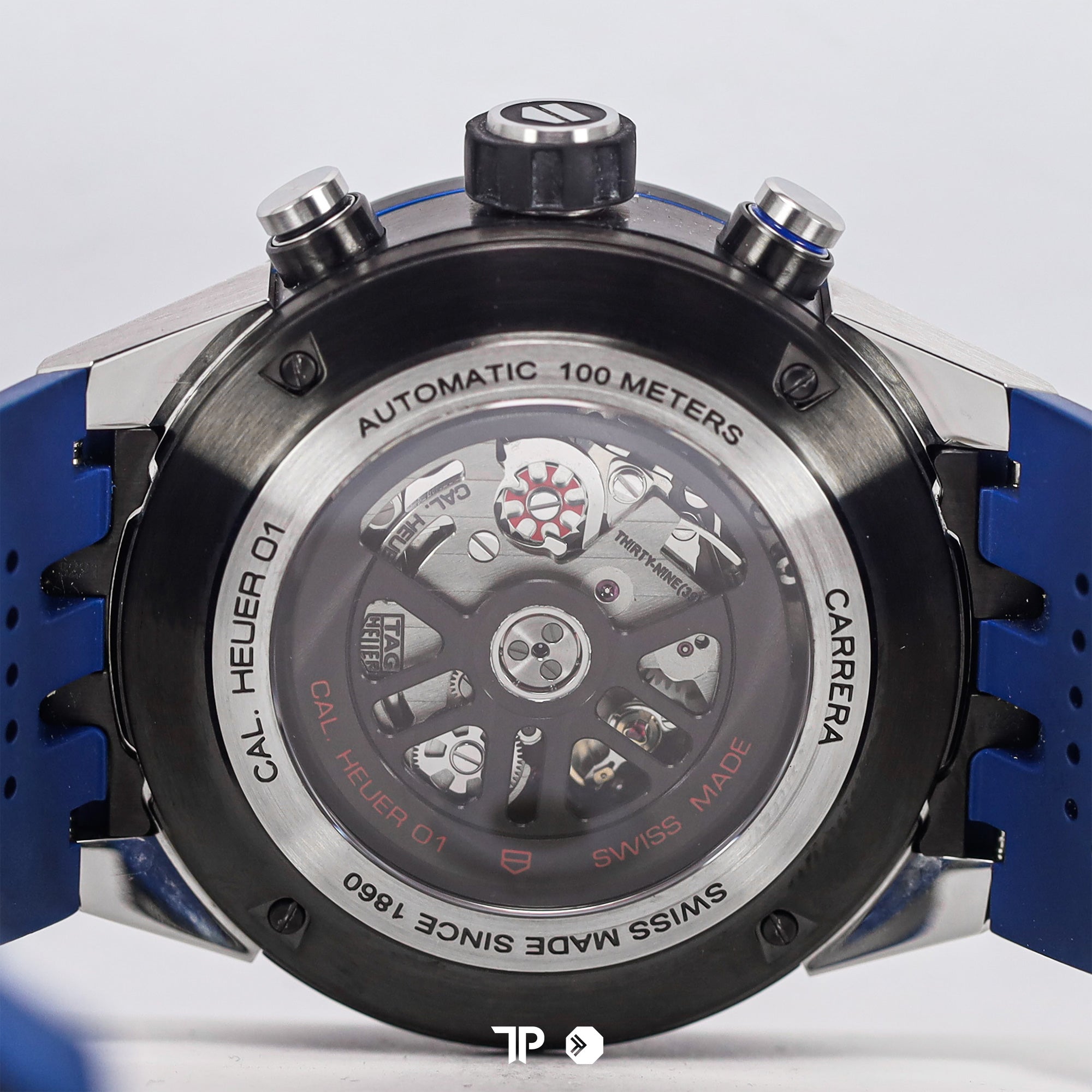 Carrera Heuer 01 Skeleton Rubber 45mm (2017)