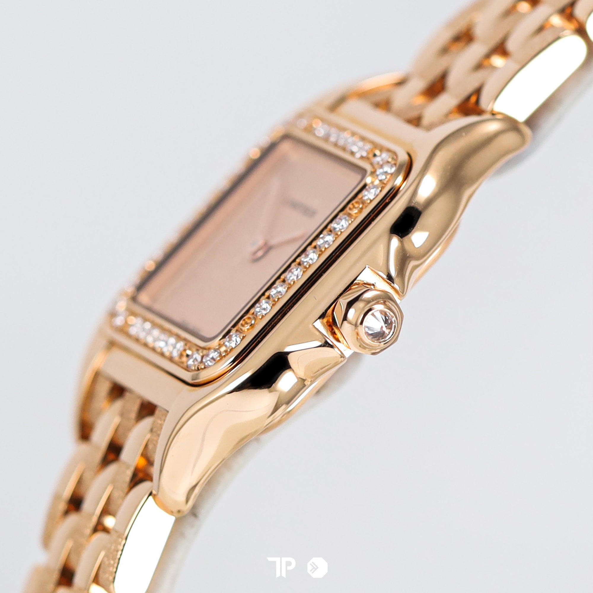Panthere De Cartier Watch Small Size Rose Gold Diamond Bezel (NEW 2025) - PRE ORDER