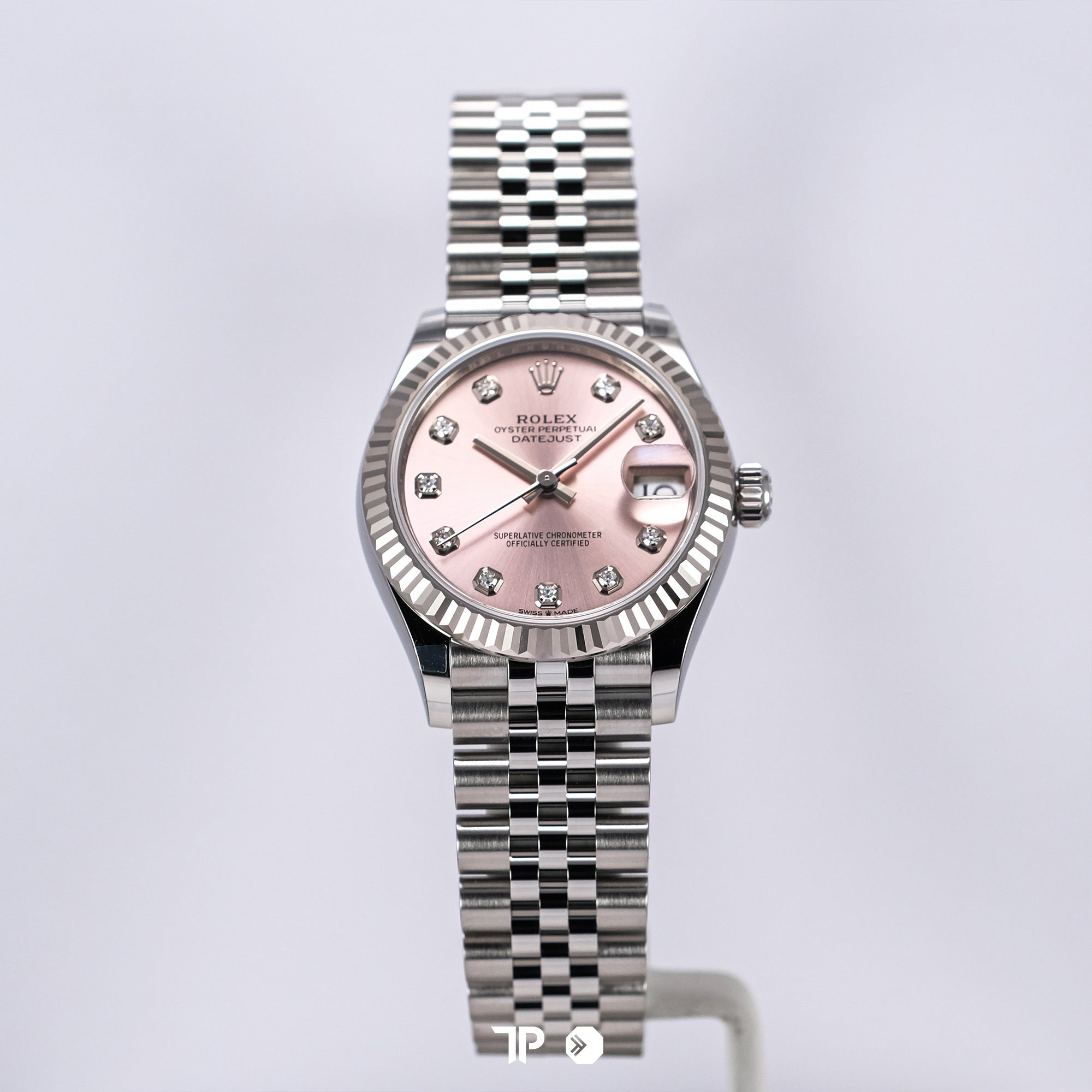 Datejust 31 Pink Dial 10 Diamond NEW(2025)