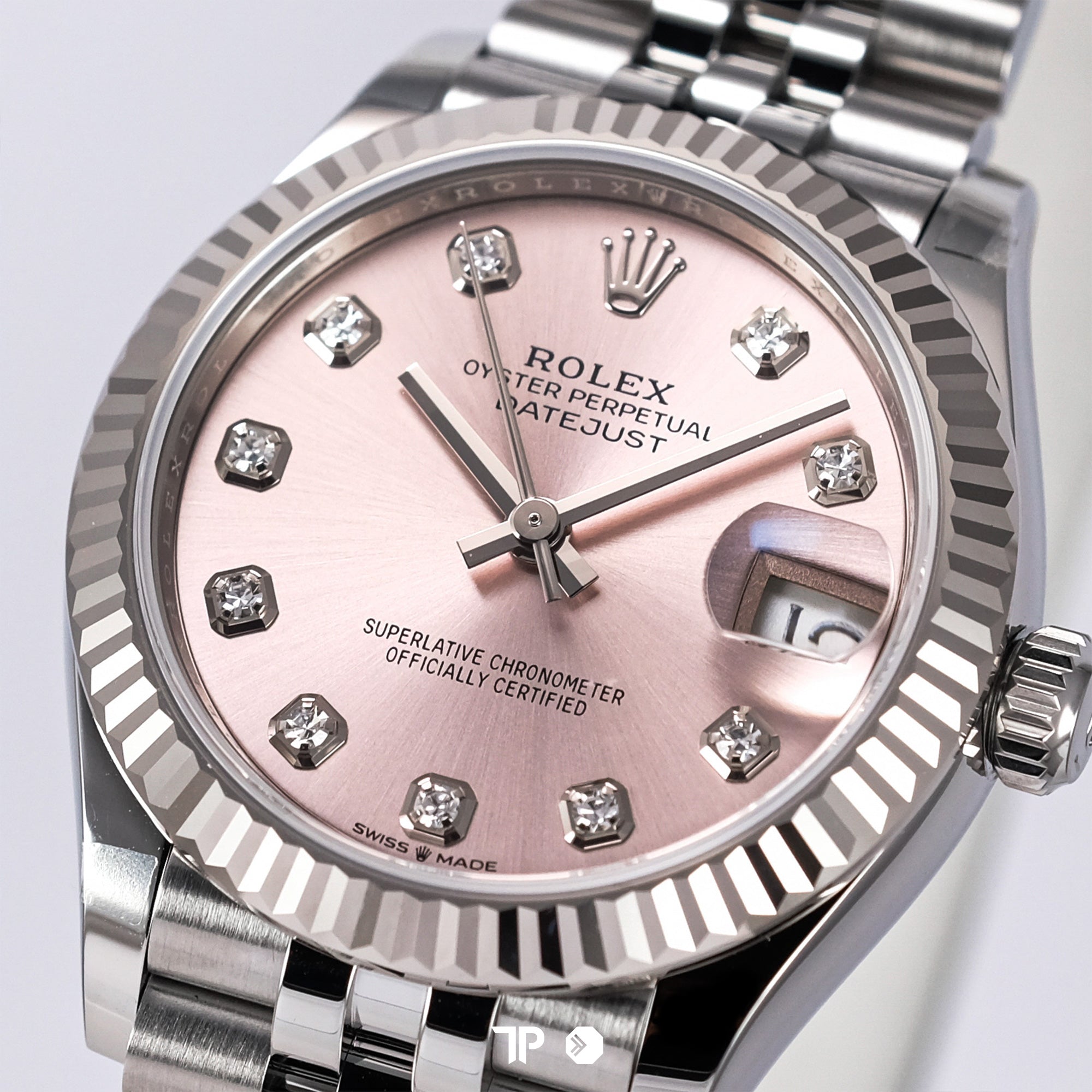 Datejust 31 Pink Dial 10 Diamond NEW(2025)