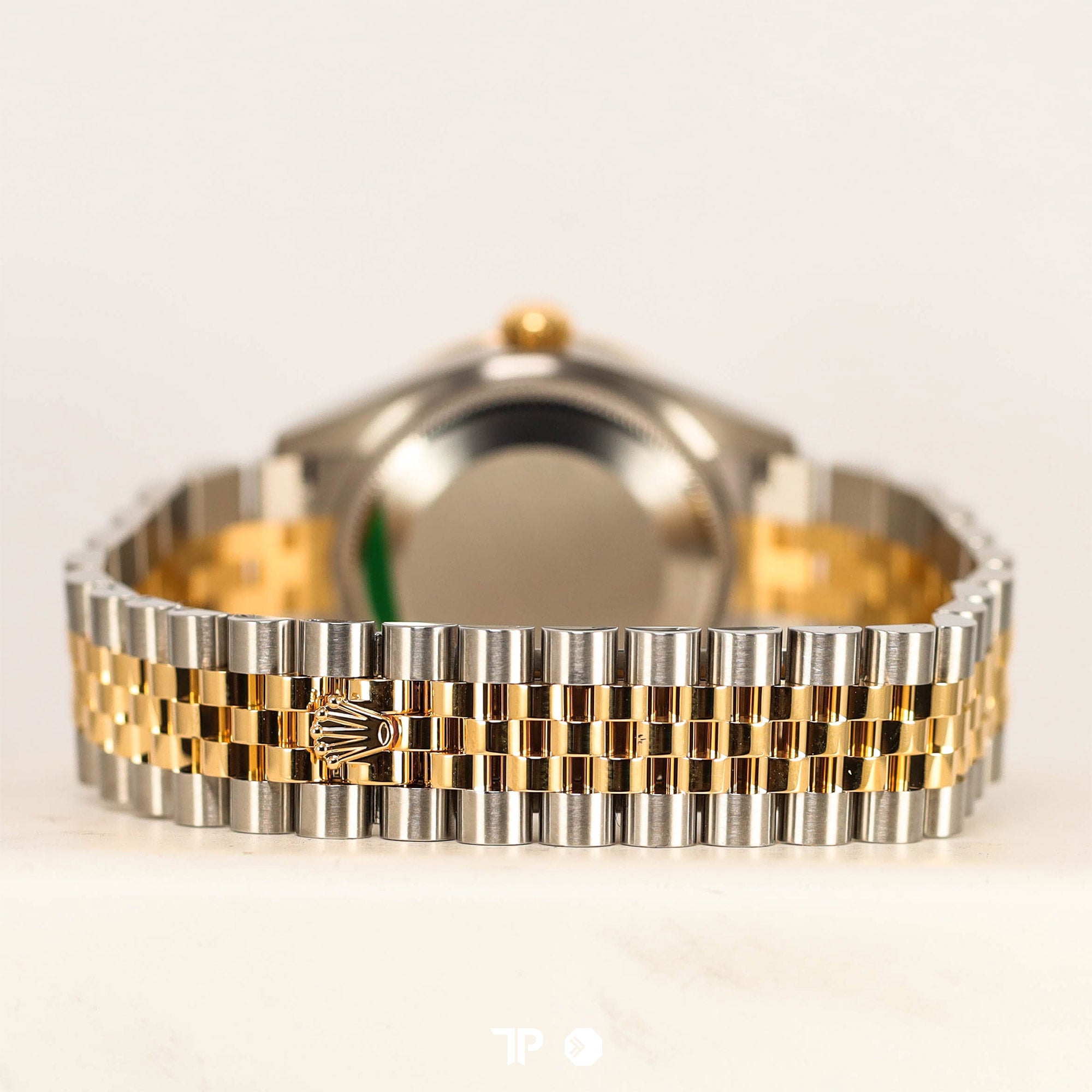 Datejust 31 Two Tone Yellow Gold Green Dial Diamond Bezel RBR NEW (2025)