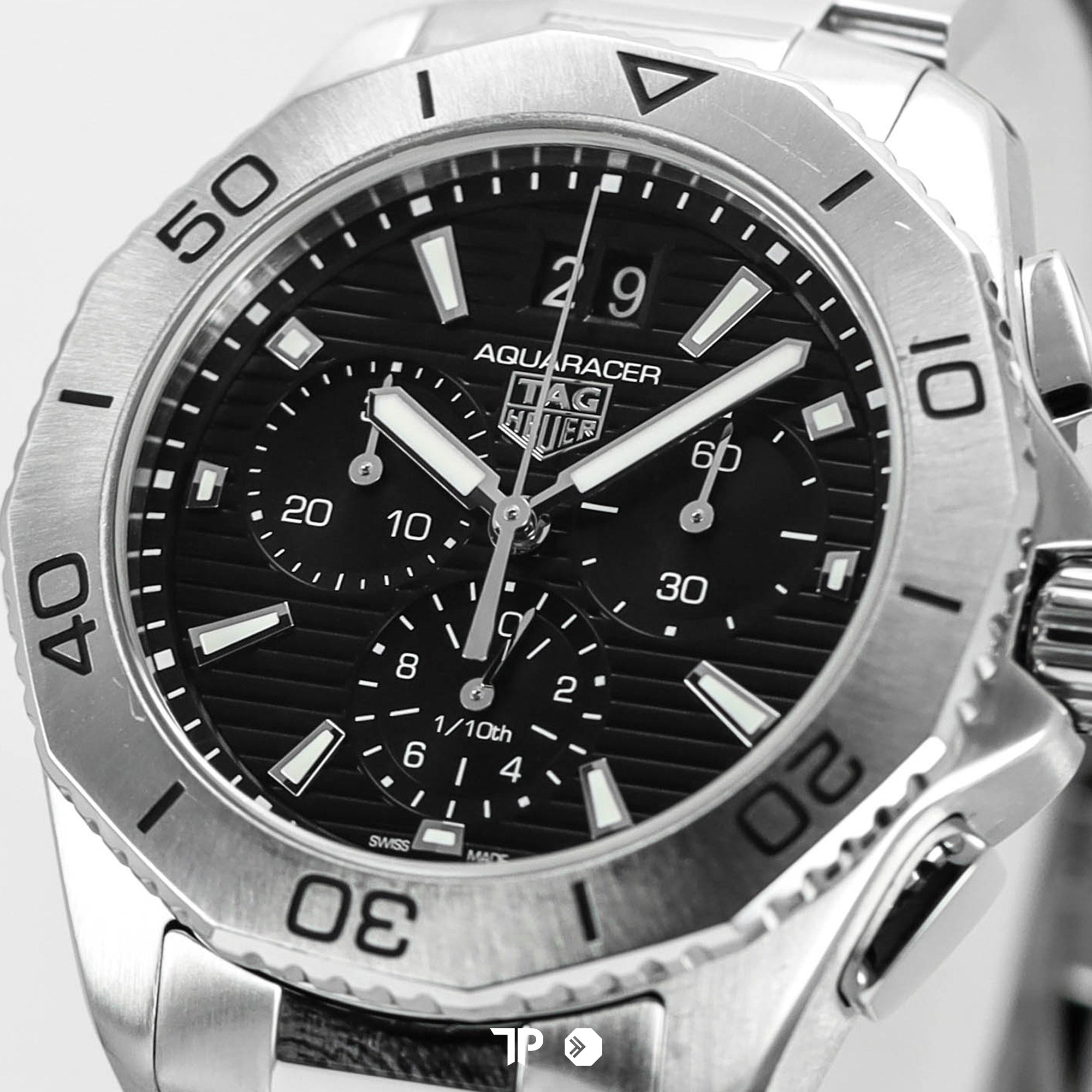 Aquaracer Chronograph Quartz Black Dial 40mm (2024)