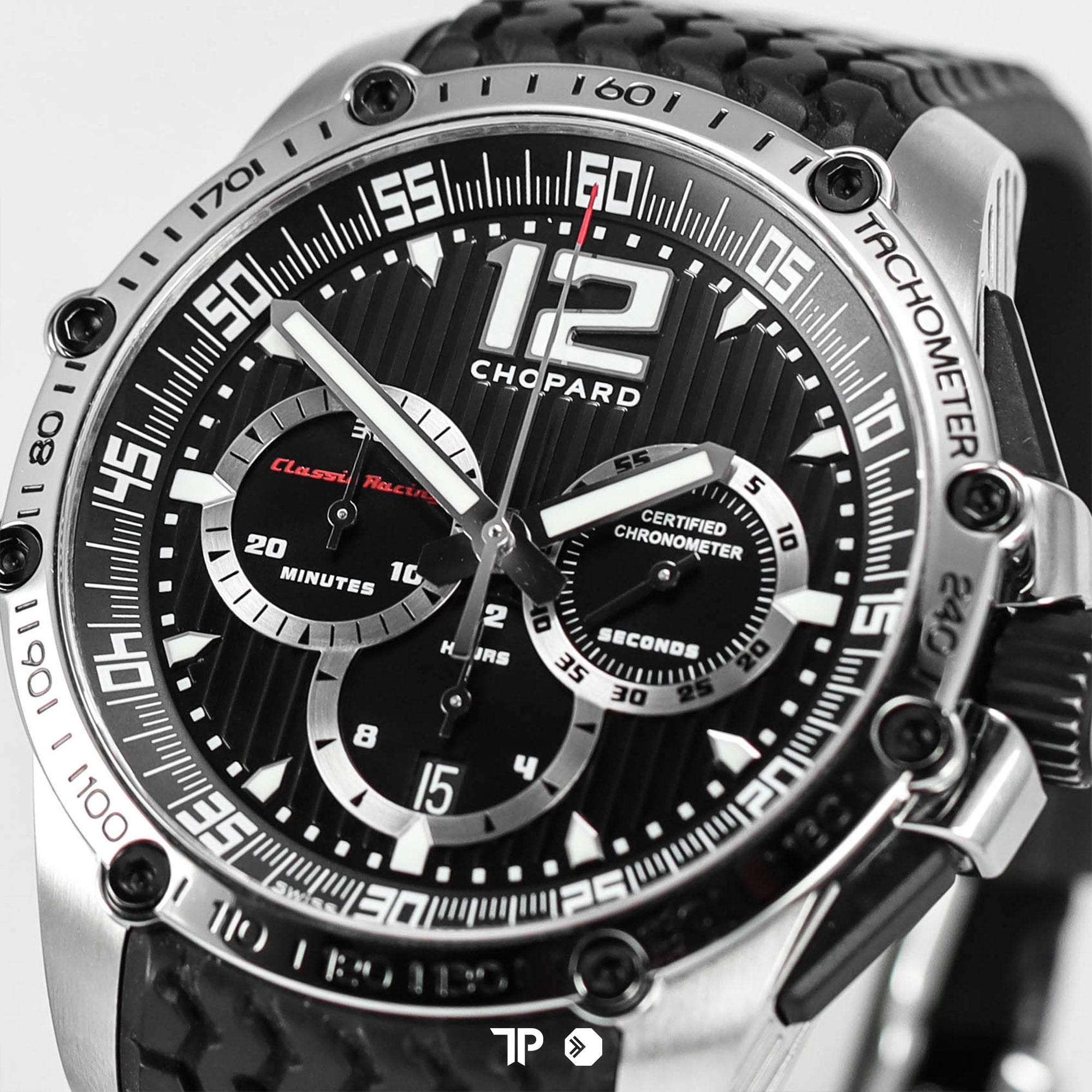 Classic Racing Superfast Black Rubber 45mm