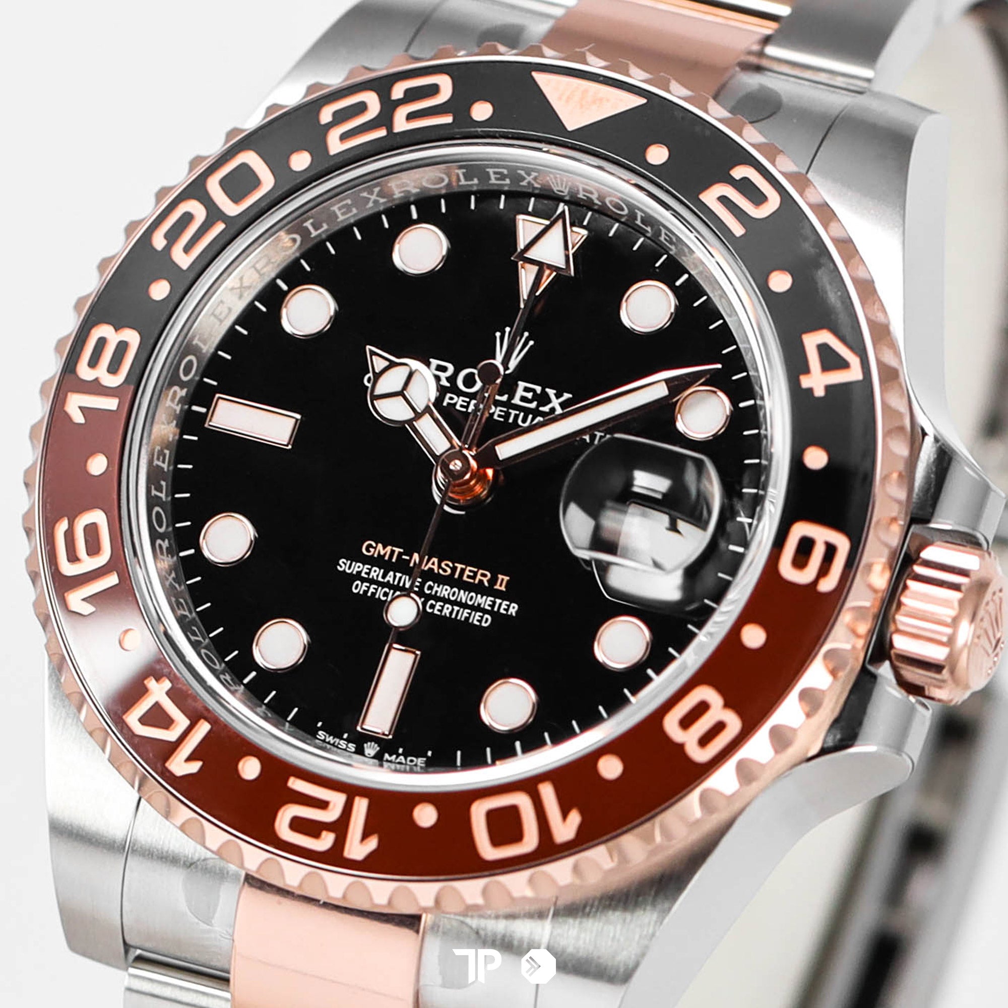 GMT Master II "Root Beer" Two Tone Rose Gold 40mm (2023)
