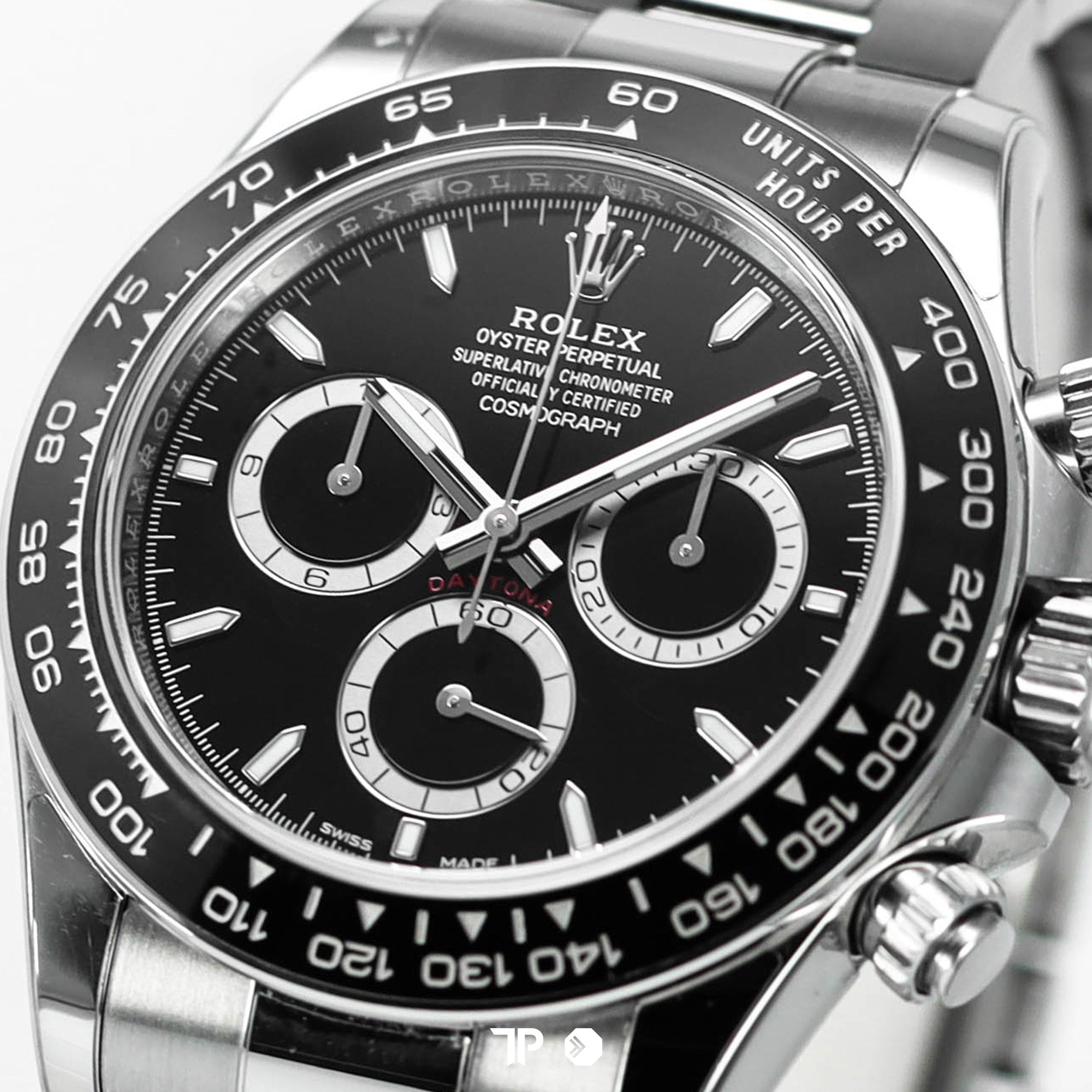 Daytona Steel Ceramic Bezel Black Dial 40mm (2024)