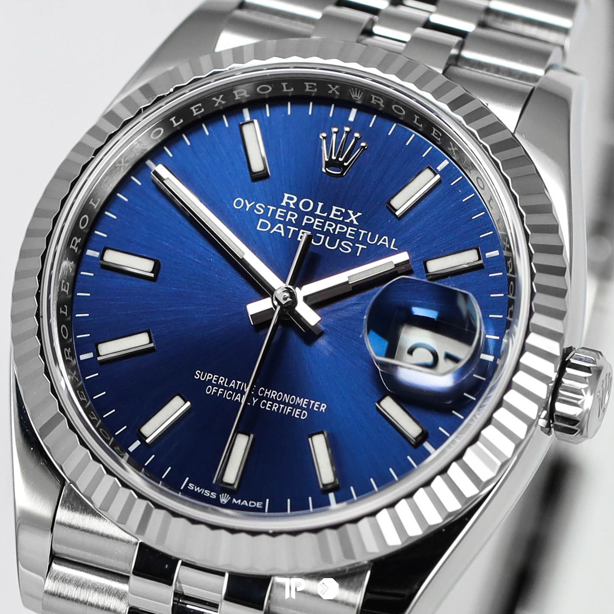 Datejust 36 Blue Fluted Bezel Jubilee (2020)