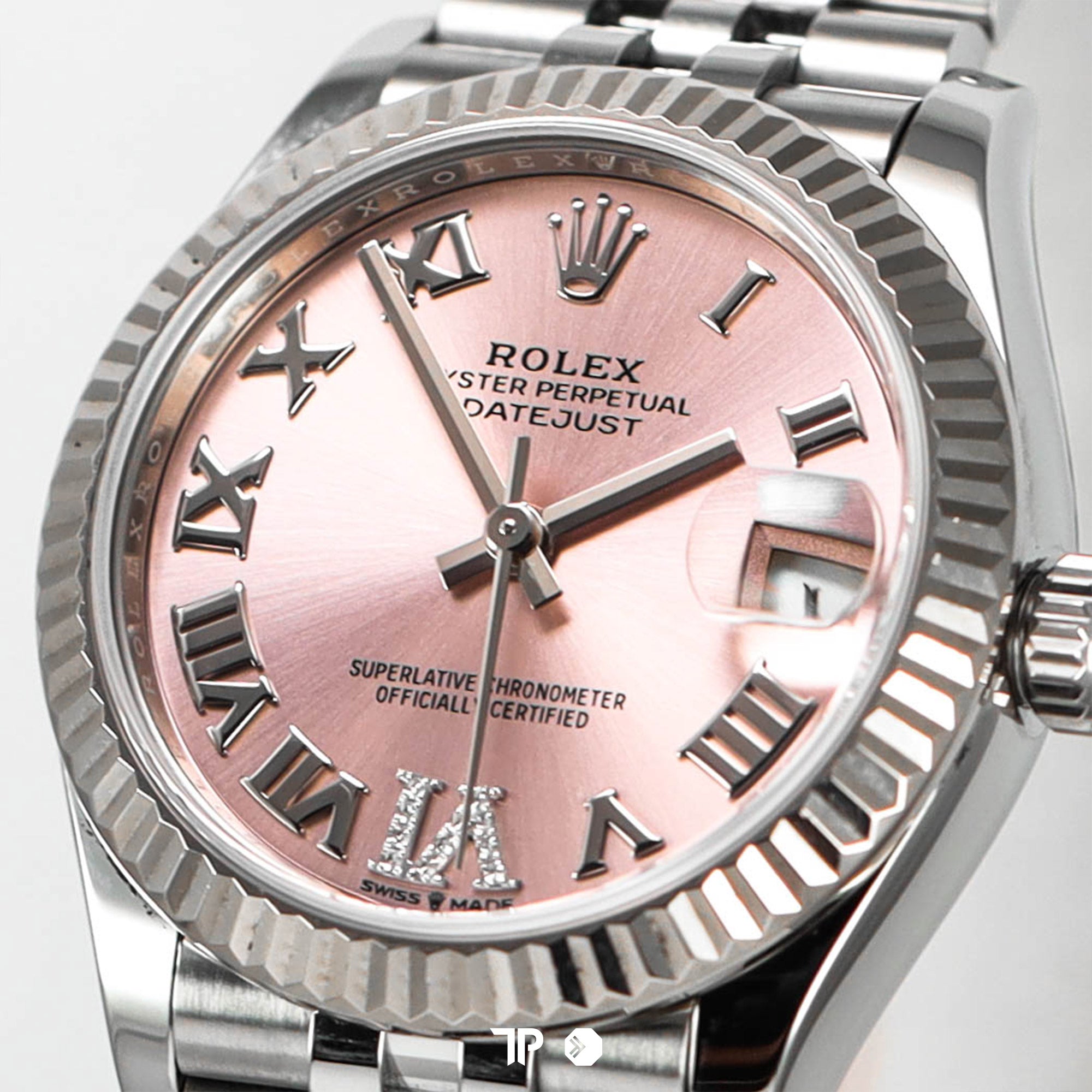 Datejust 31 Pink Diamond On VI Jubilee Bracelet Fluted Bezel (2023)