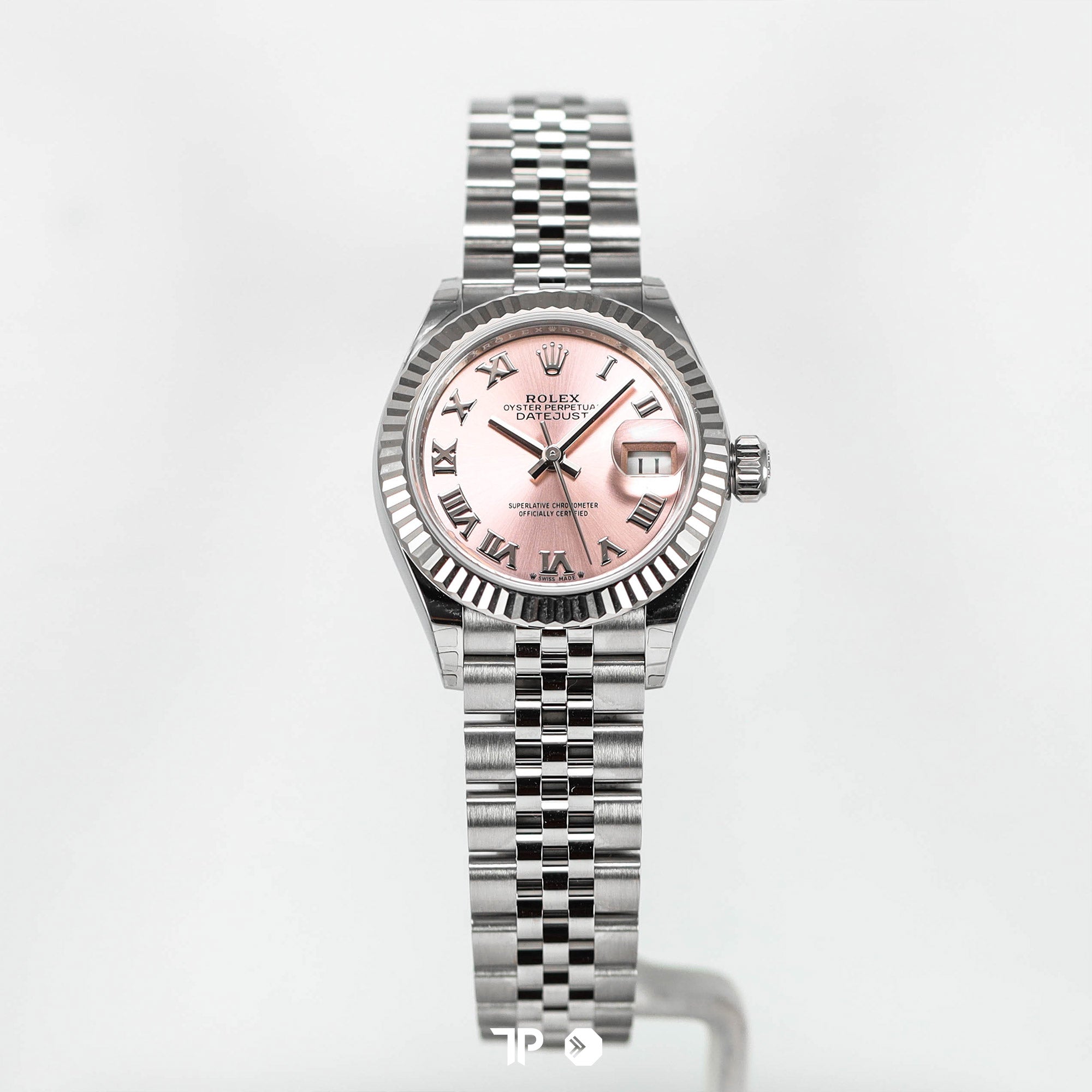 Datejust 28 Pink Roman Dial Fluted Bezel Jubilee NEW(2025)