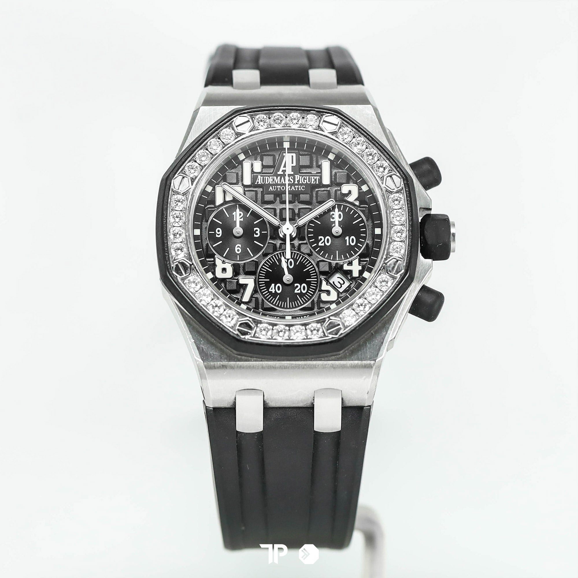 Royal Oak Offshore Chronograph Black Dial Diamond Bezel 37mm (2020)