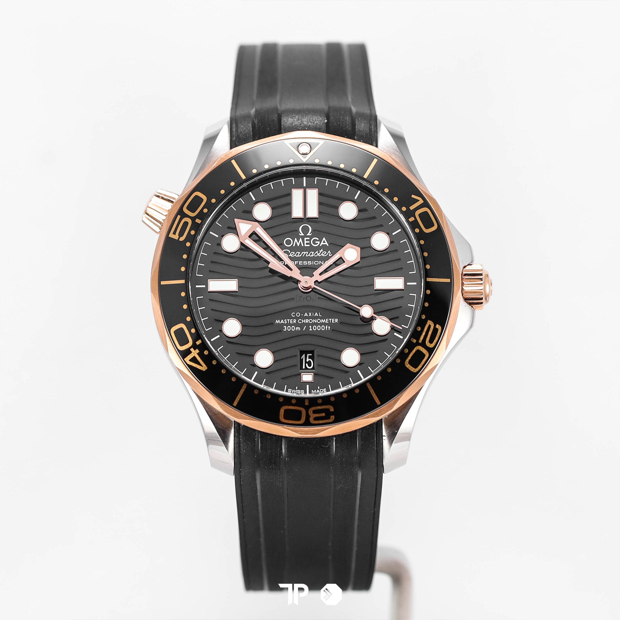Seamaster Diver 300M Black Wave Sedna Gold Rubber 42mm (2021)