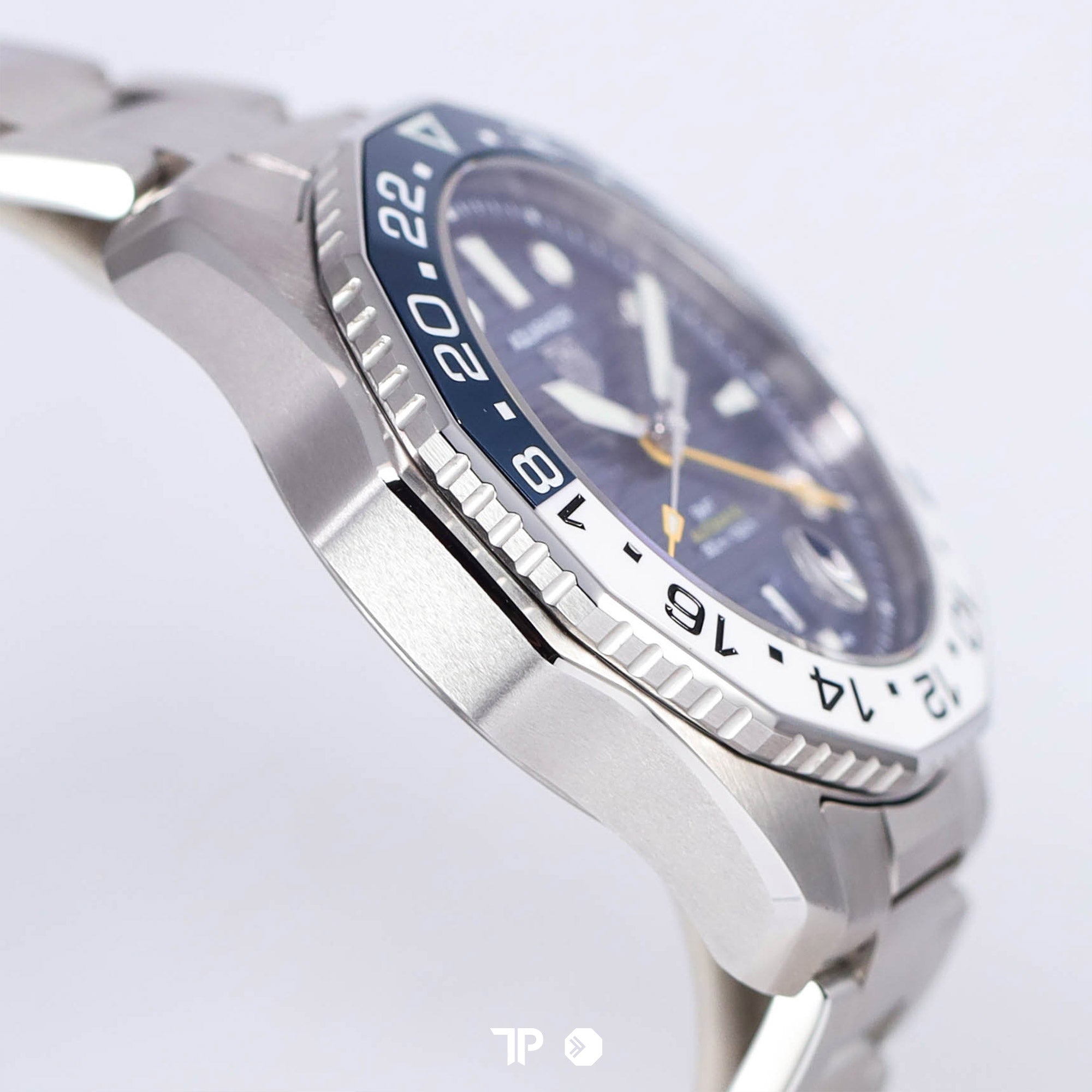 Aquaracer Professional 300 GMT Calibre 7 Blue White Bezel 43mm NEW(2025)